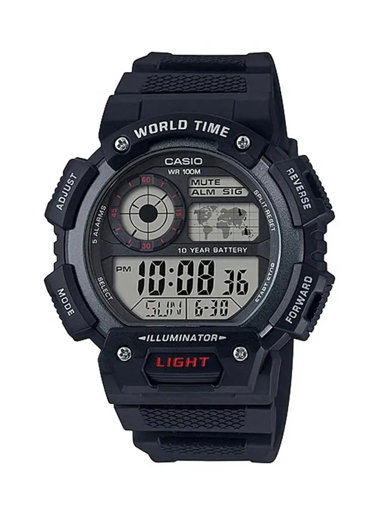 Black New Mens Casual Black Watch