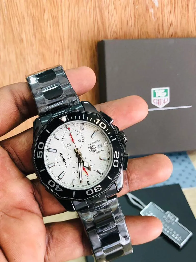 Black NEW MENS CASUAL BLACK WATCH