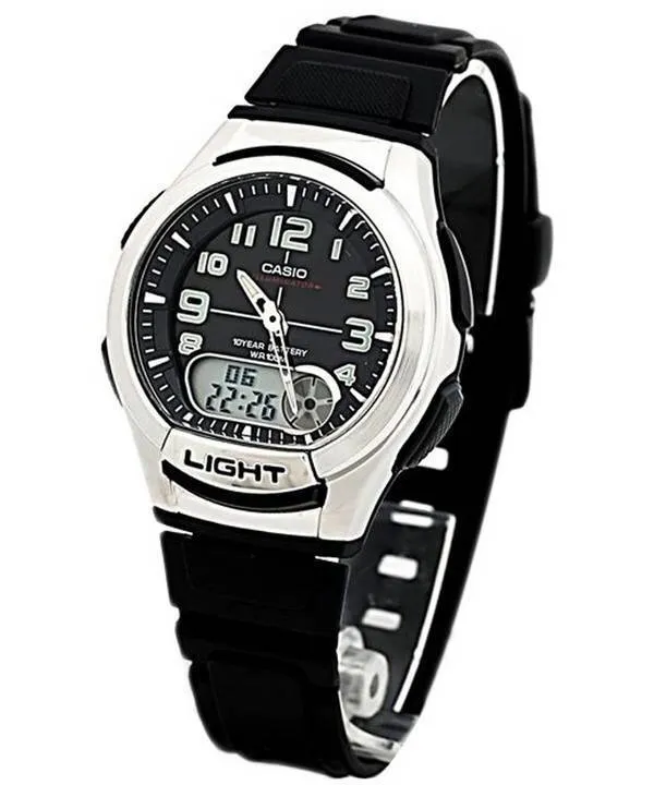 Black New Mens Casual digital+analog wrist watch
