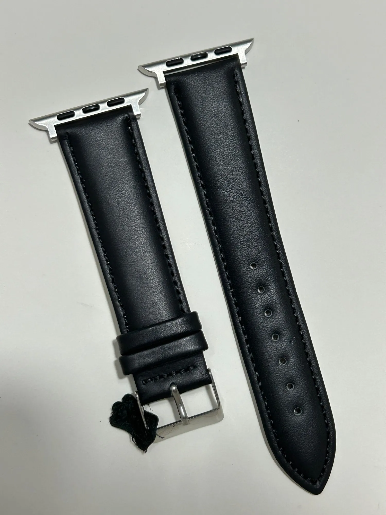 BLACK New Smart Watch Black Lather Strap