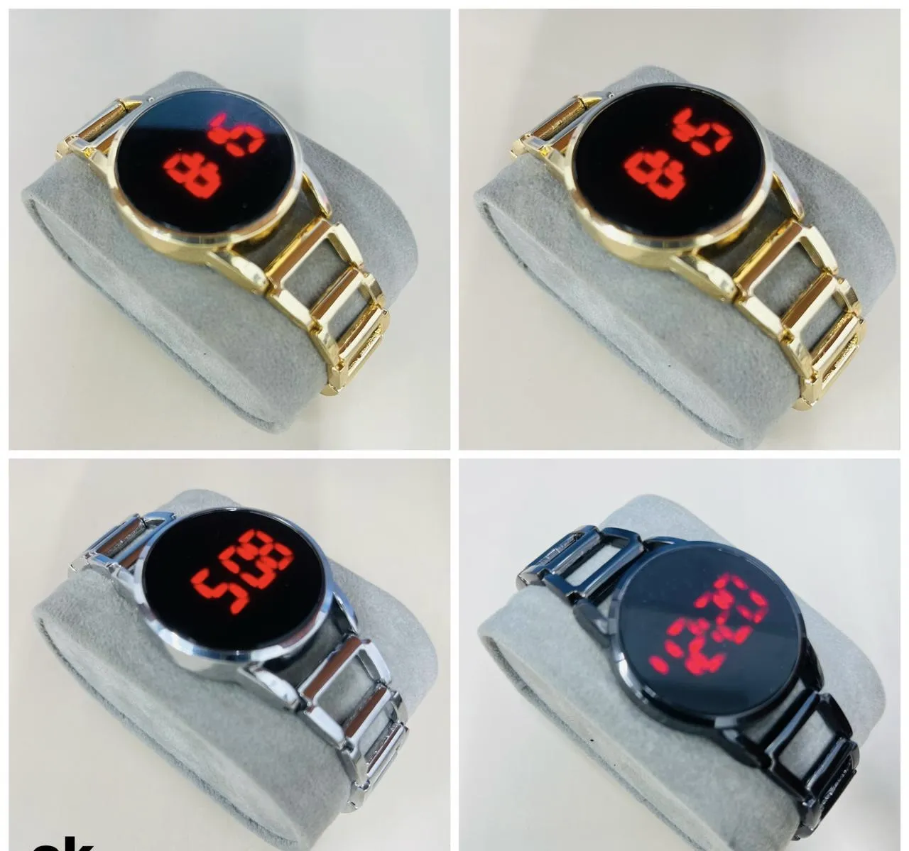 Black New Womens Casual Fashion Touch Watch
