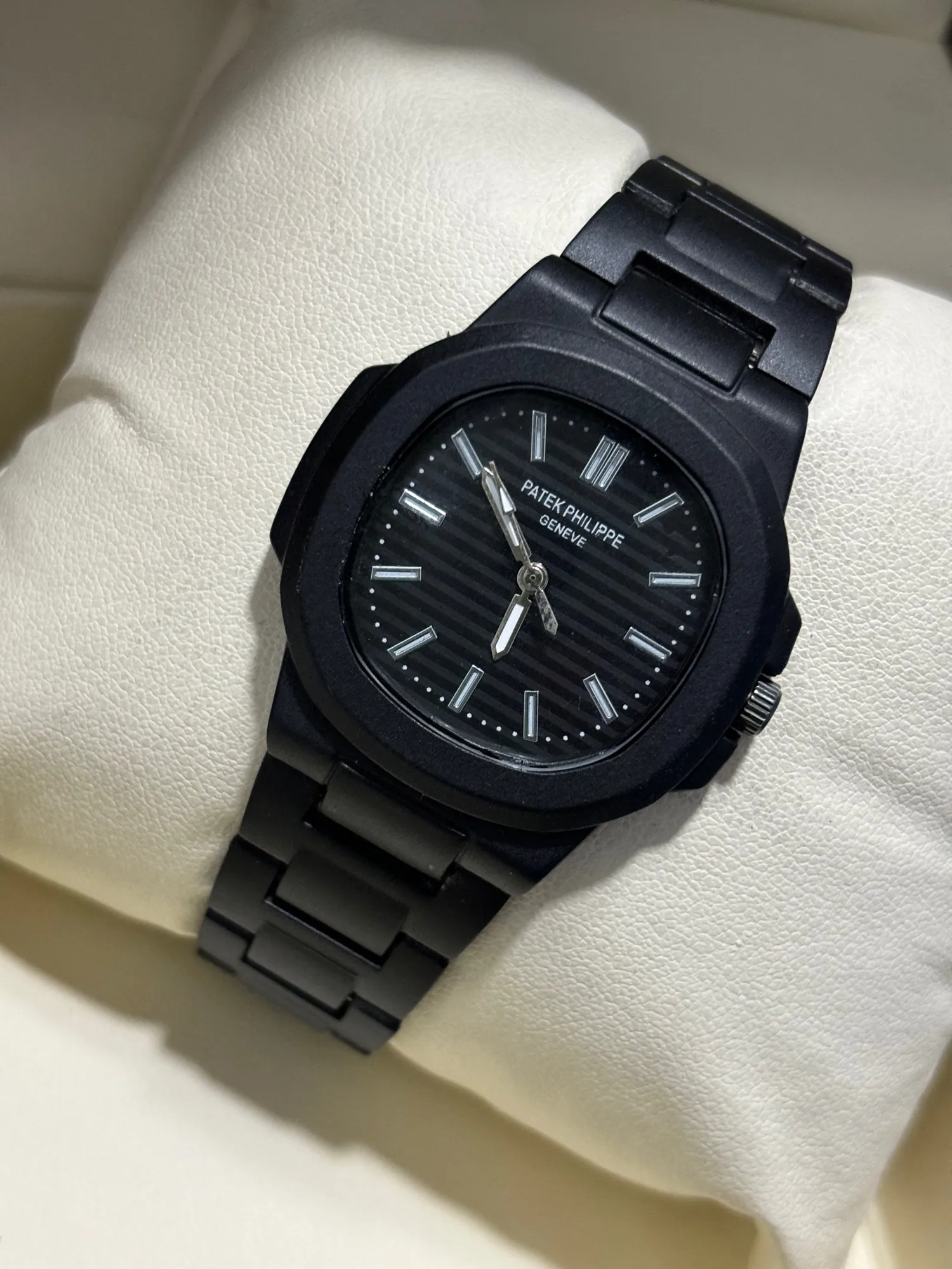 Black New Womens Ladies Casual Fashion Black Watch