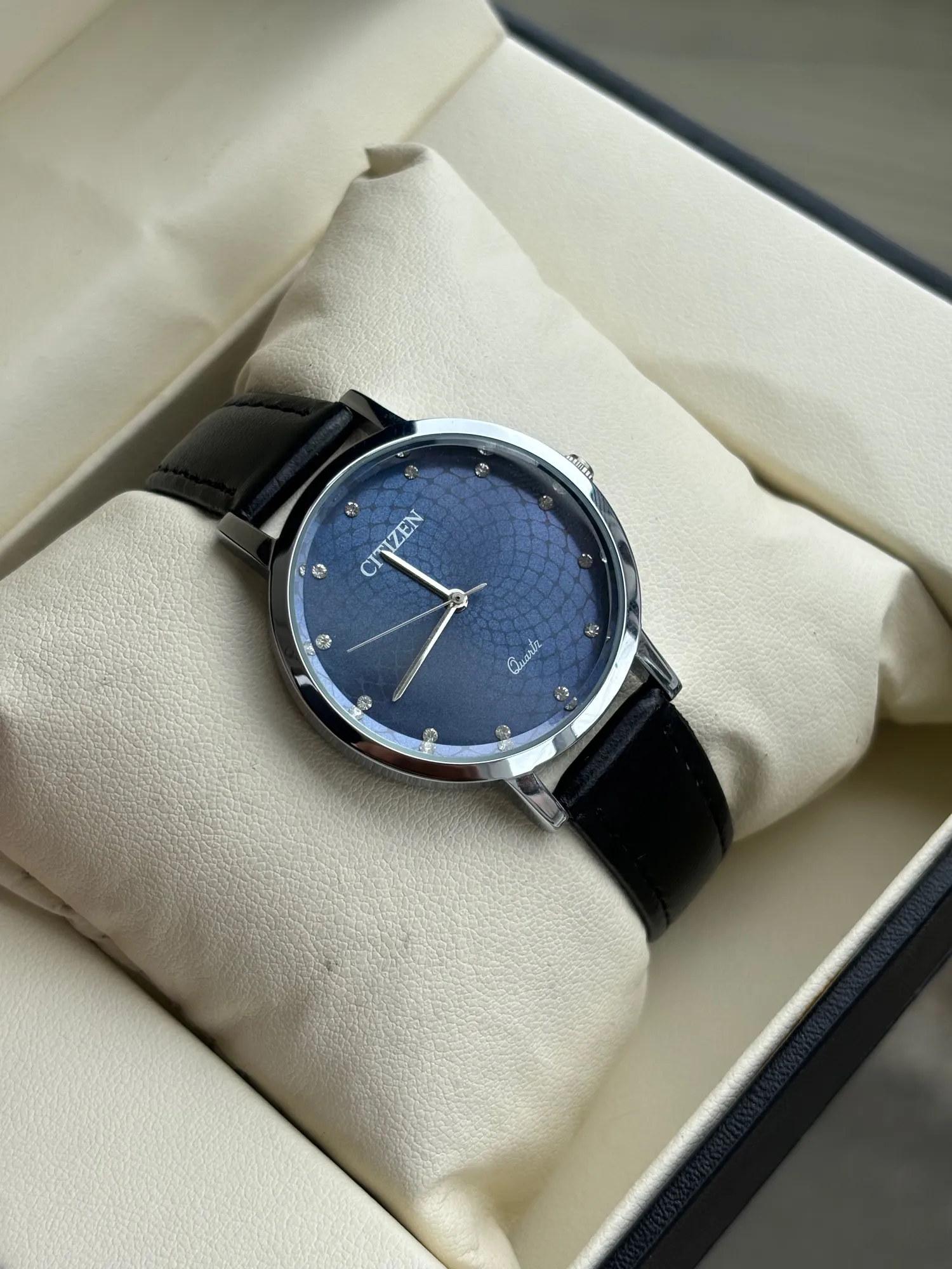 Black Womens Casual Citizen Wrist Watch