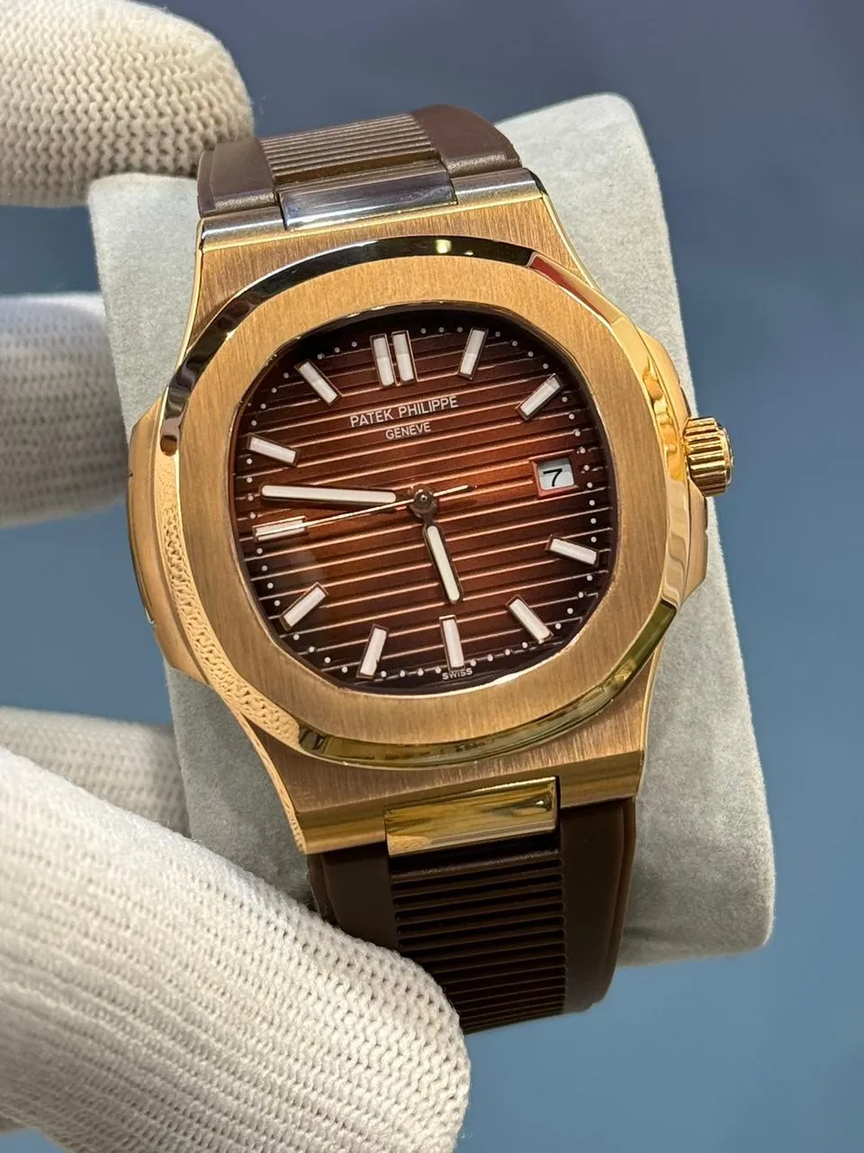 Blue Patek Philippe Premium Quality, Automatic, Sapphire Cry
