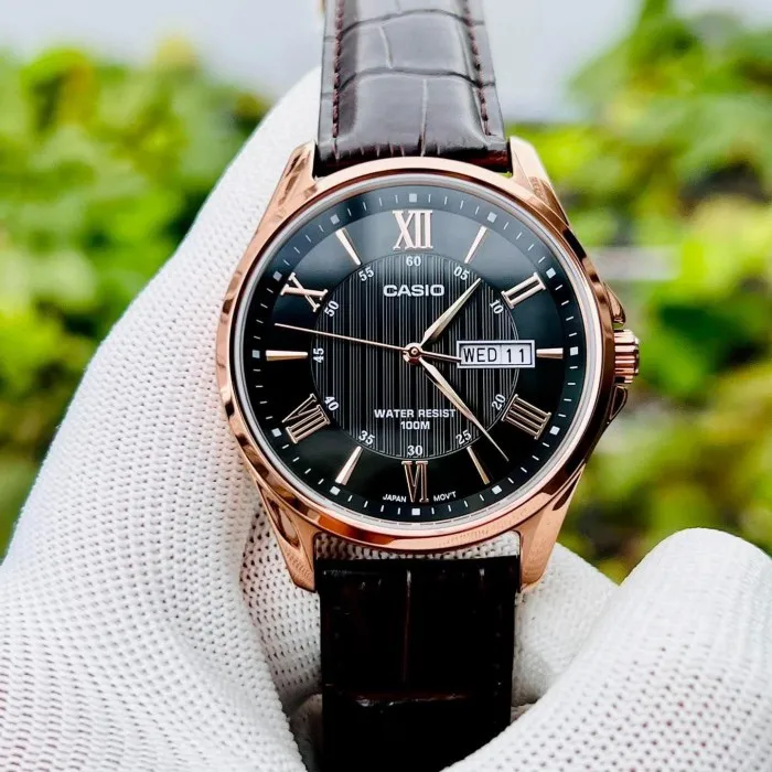 Brown Mens Casual Wrist Watch