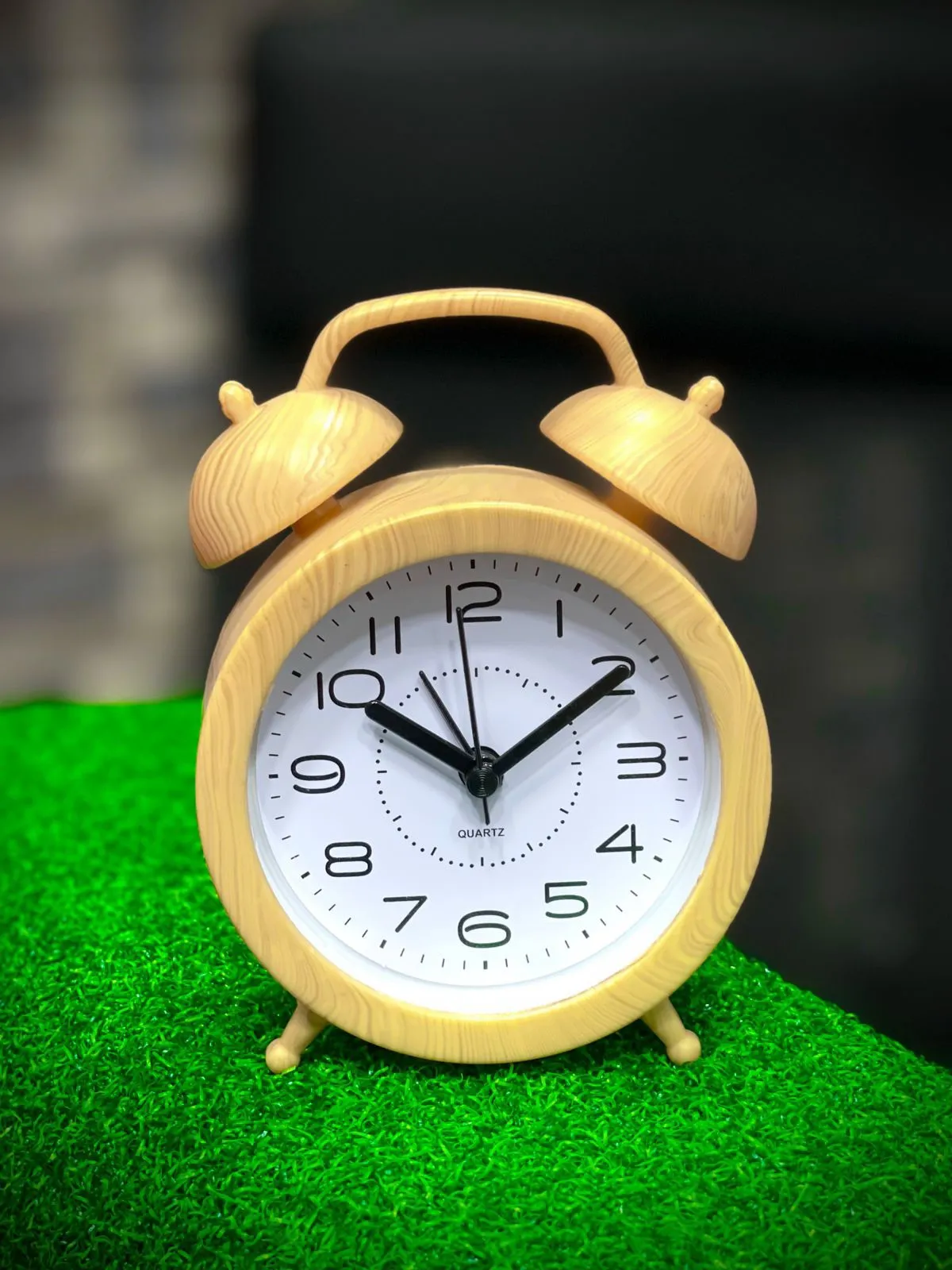 Brown New Home Room Table Alarm Clock