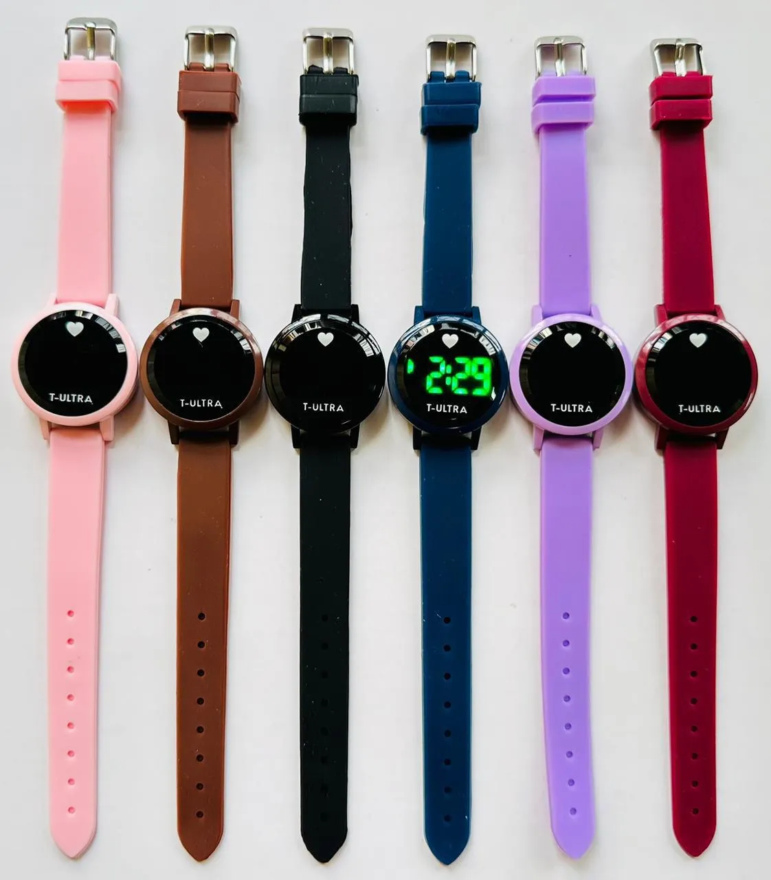 Brown New Mens And Womens Casual Touch Watches
