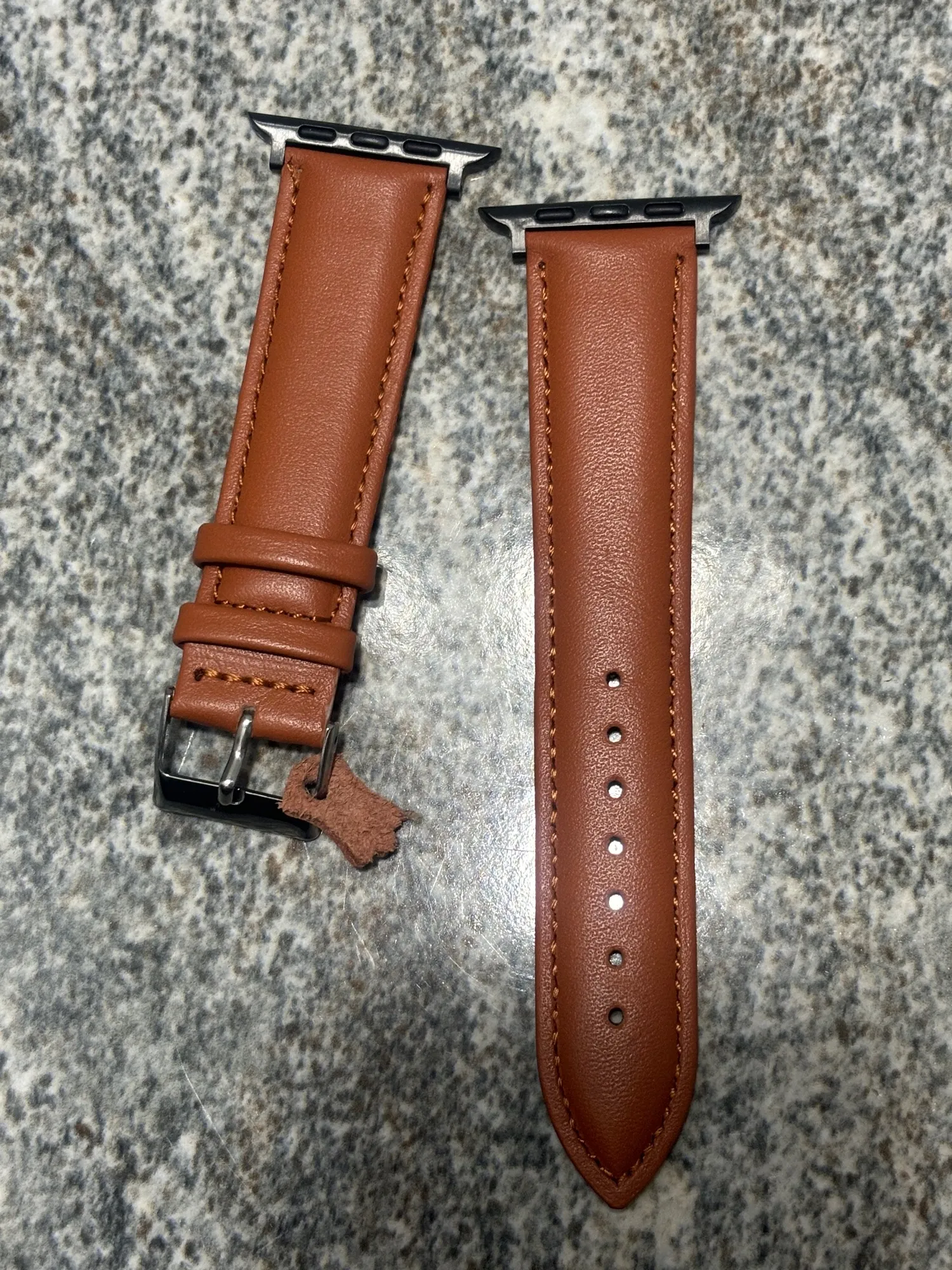 Brown New Smart Watch Lather Strap