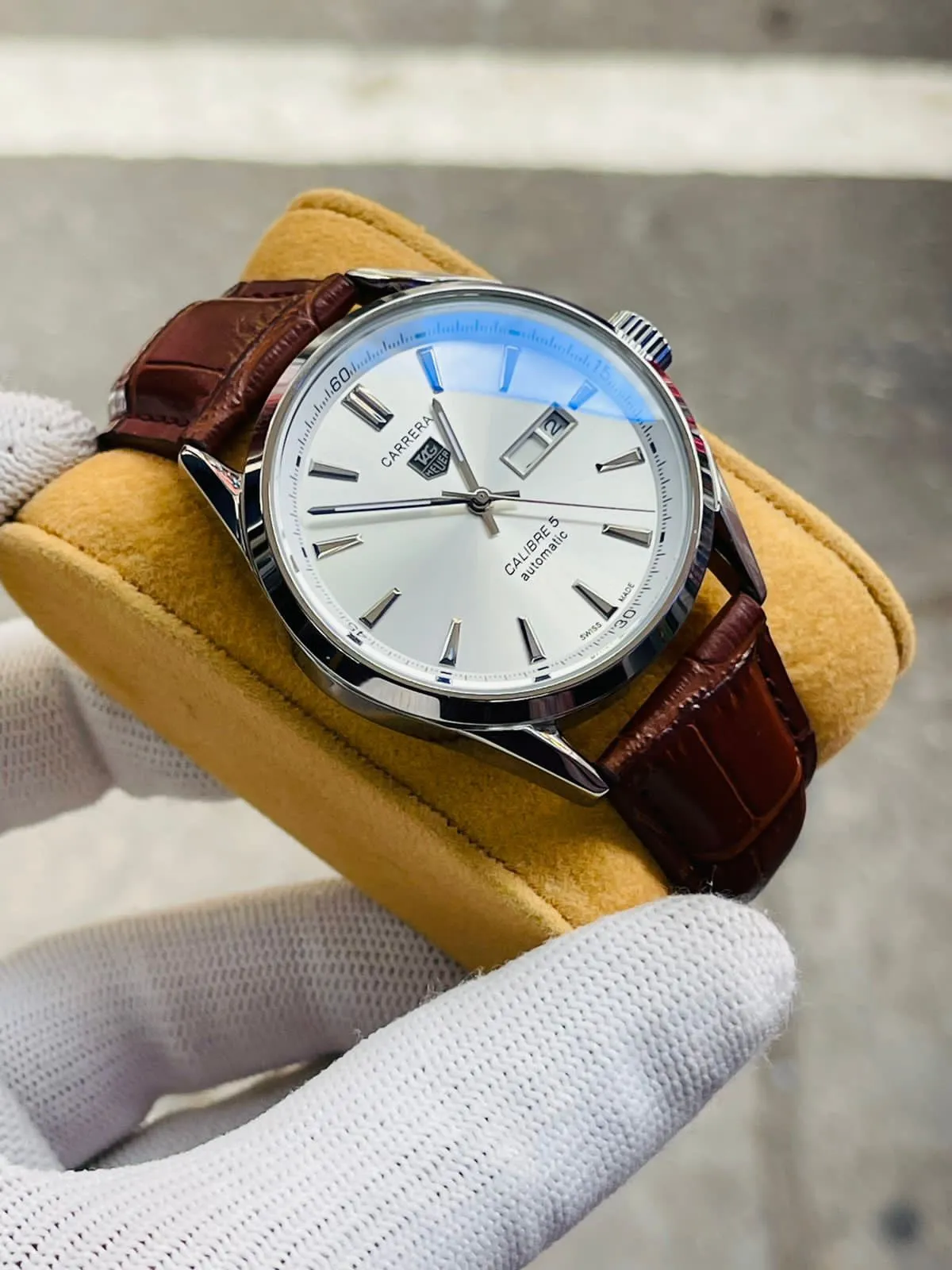 Brown New TAG HUER Luxury Business Mens Watch