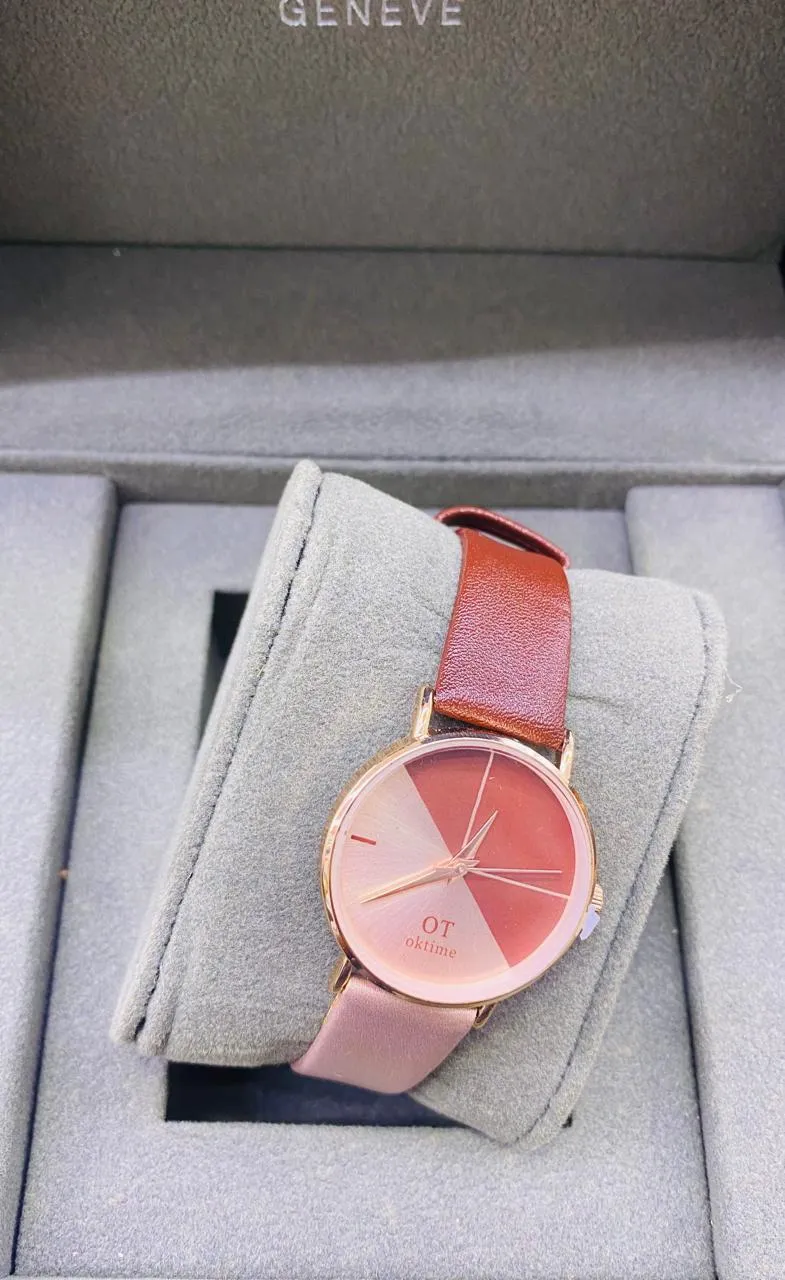Brown New Womens Casual Wristwatch