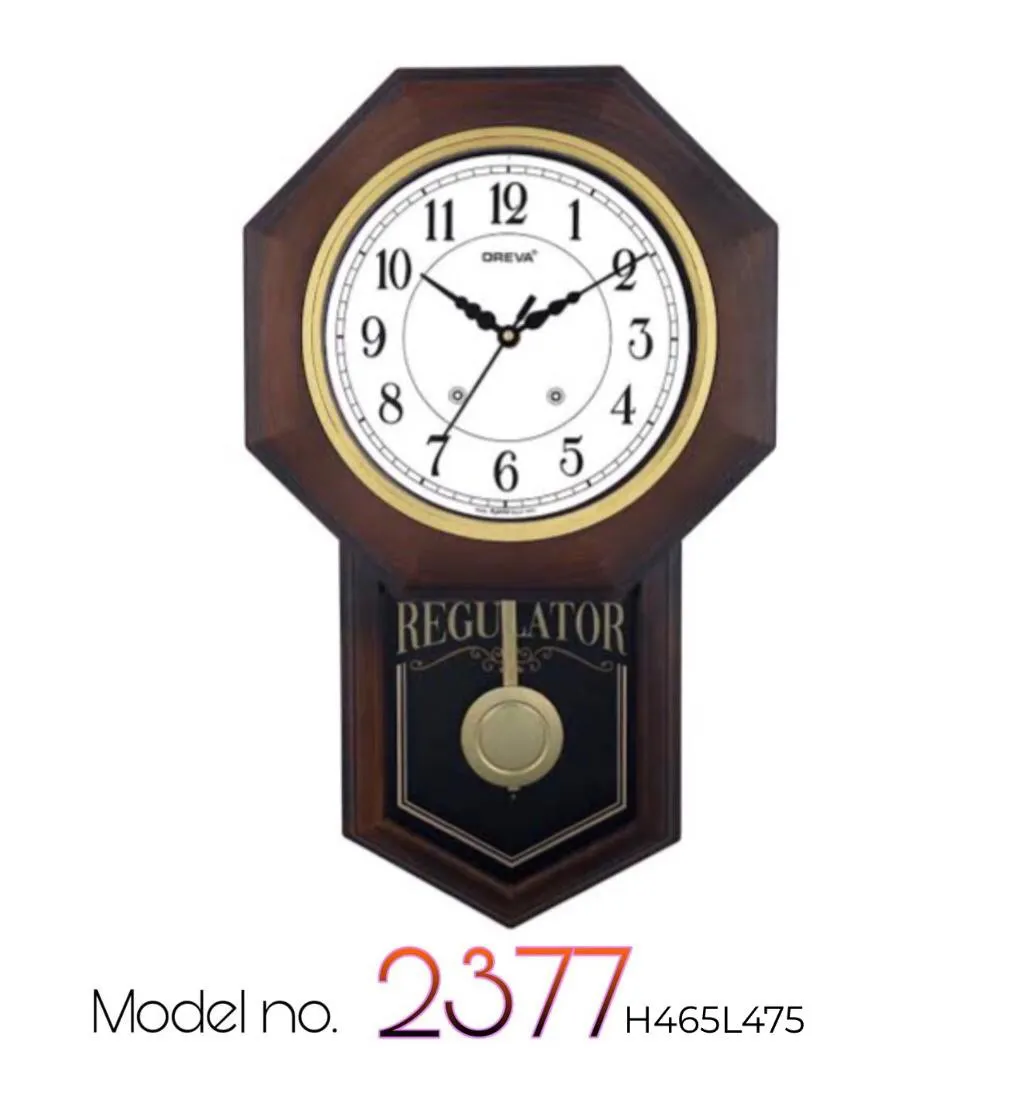 Brown OREVA WALL Clock