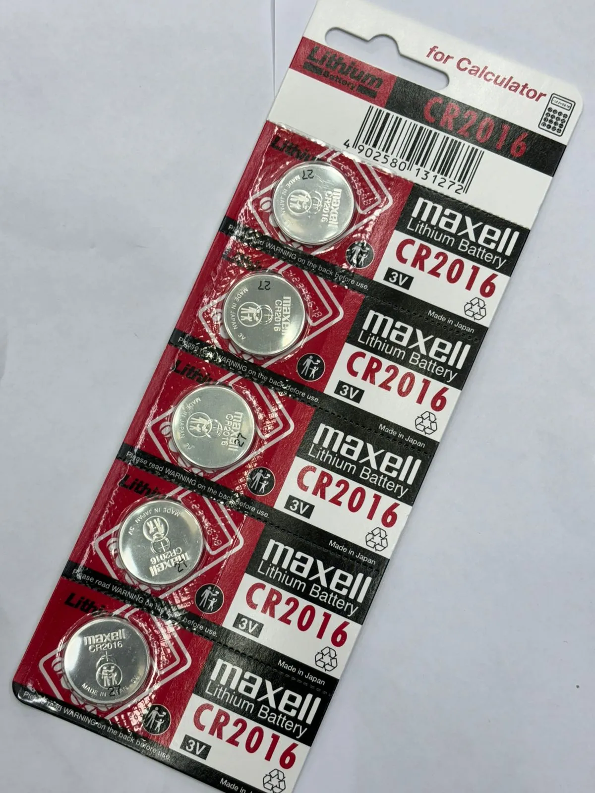 CR2016 Maxell 5pec Battery CR 2016 CR2025 CR2032 CR1220 Lith