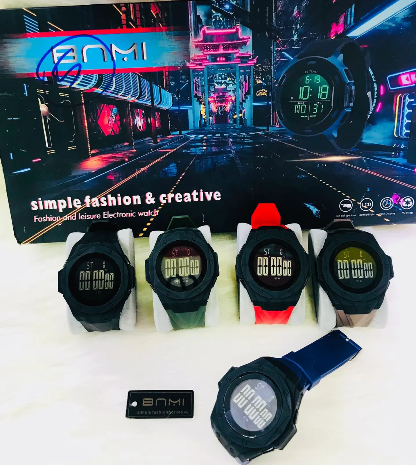 Dark Blue New Mens And Boys Casual Sports Bnmi Watch