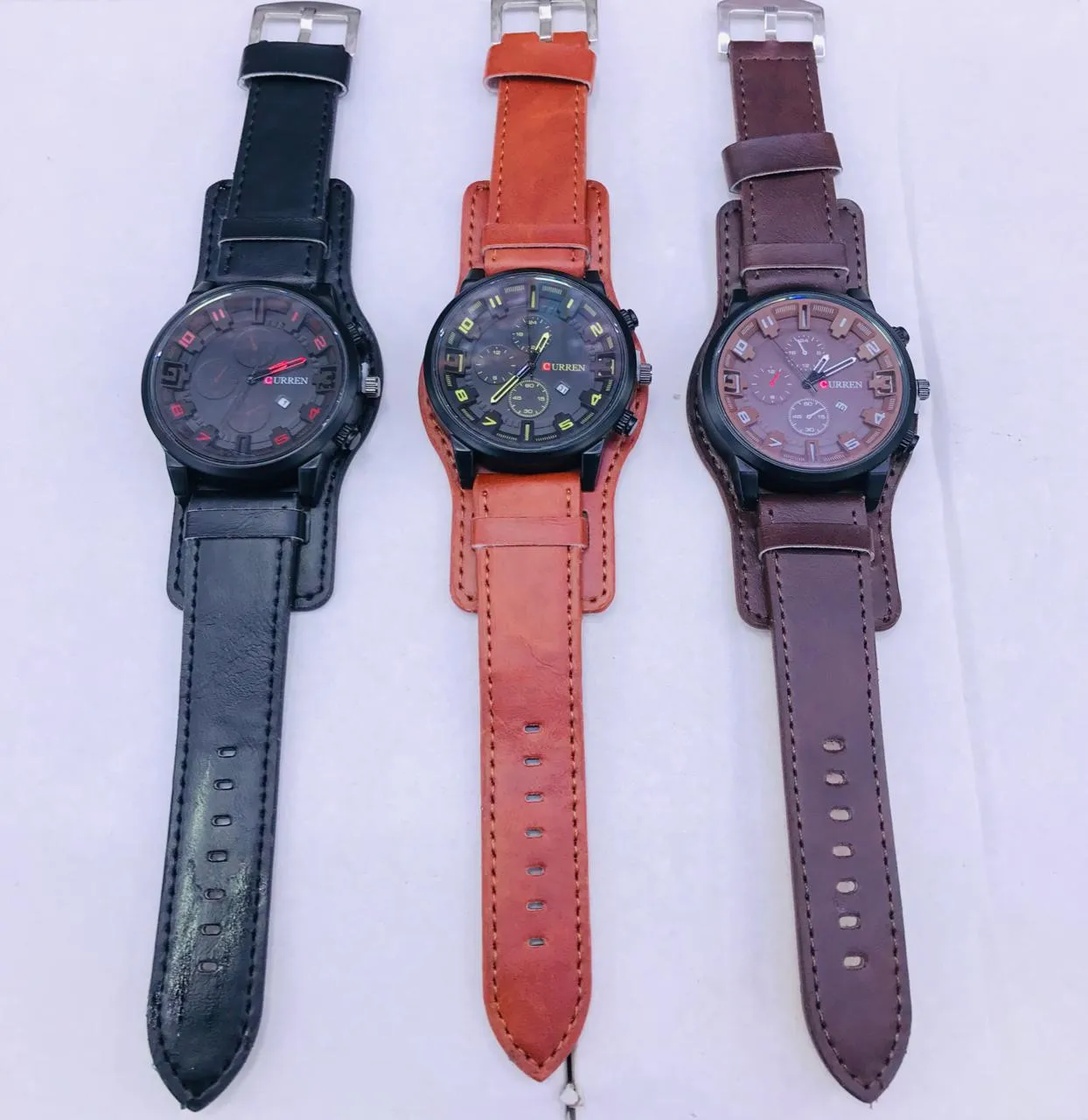 Dark Brown Boys Casual Watch
