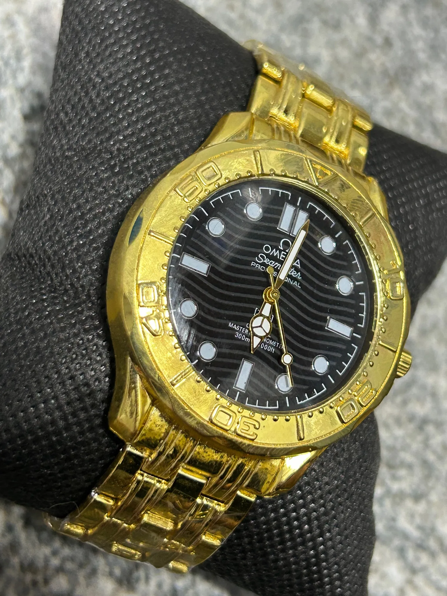 Gold Casual Watch For Boys