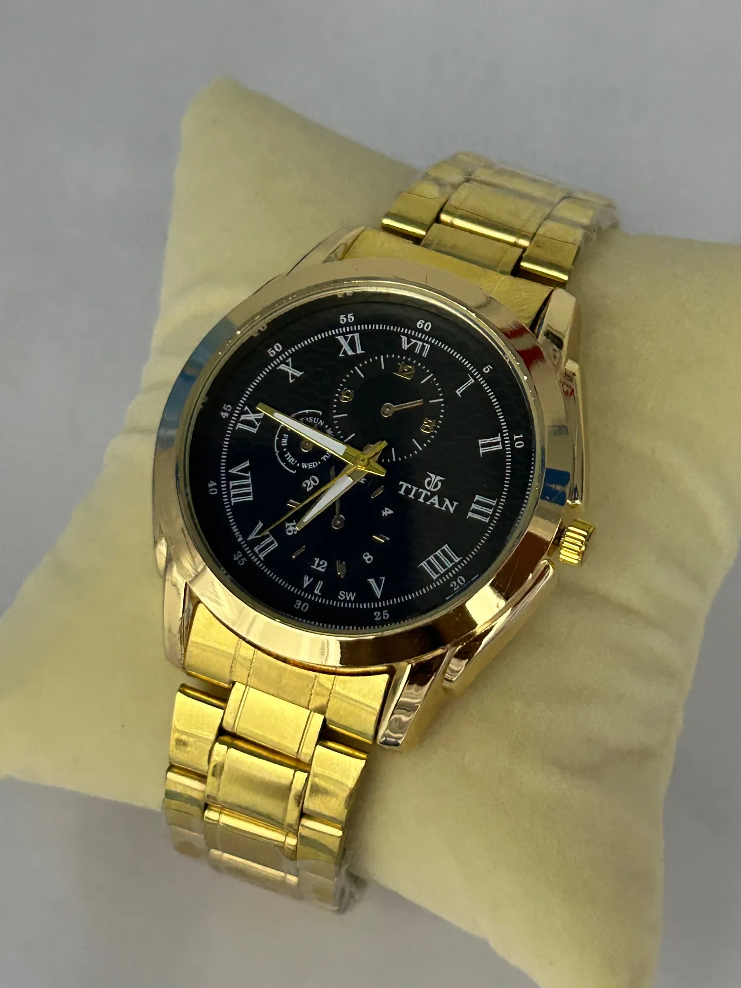 Gold Fashion Luxury Business Mens Watch Wrist Casual watch