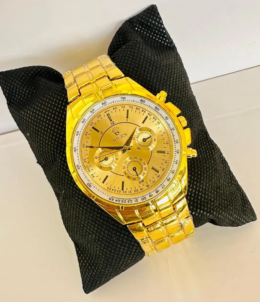 Gold Mens And Boys Casual Rolex Gold Watch