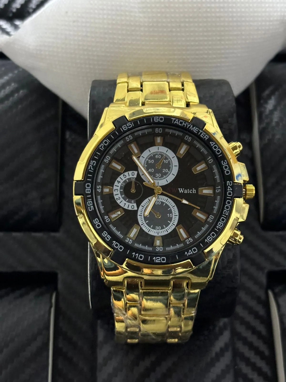Gold Mens Boys Casual Watch