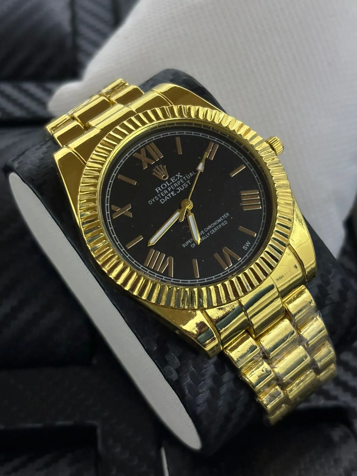 Gold Mens Boys Casual Watch