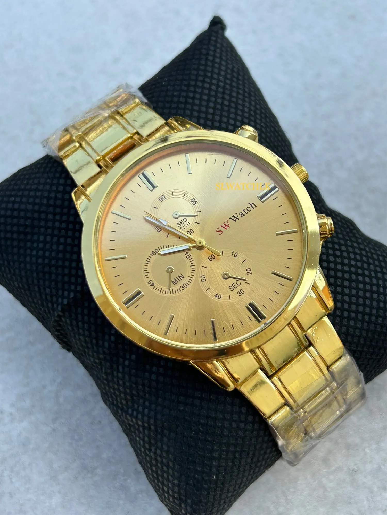 Gold Mens Casual Gold Watch