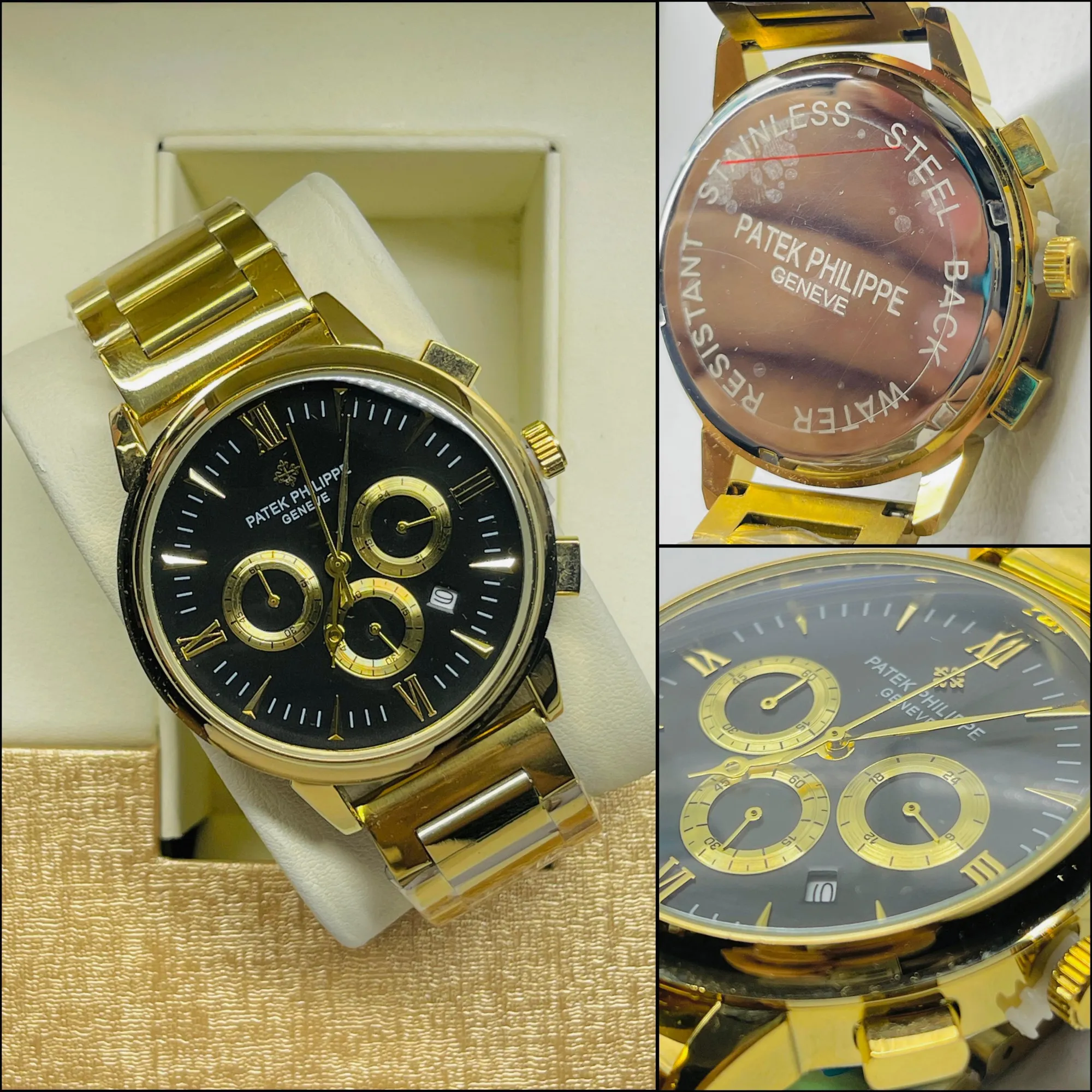 Gold Mens Casual Gold Watch