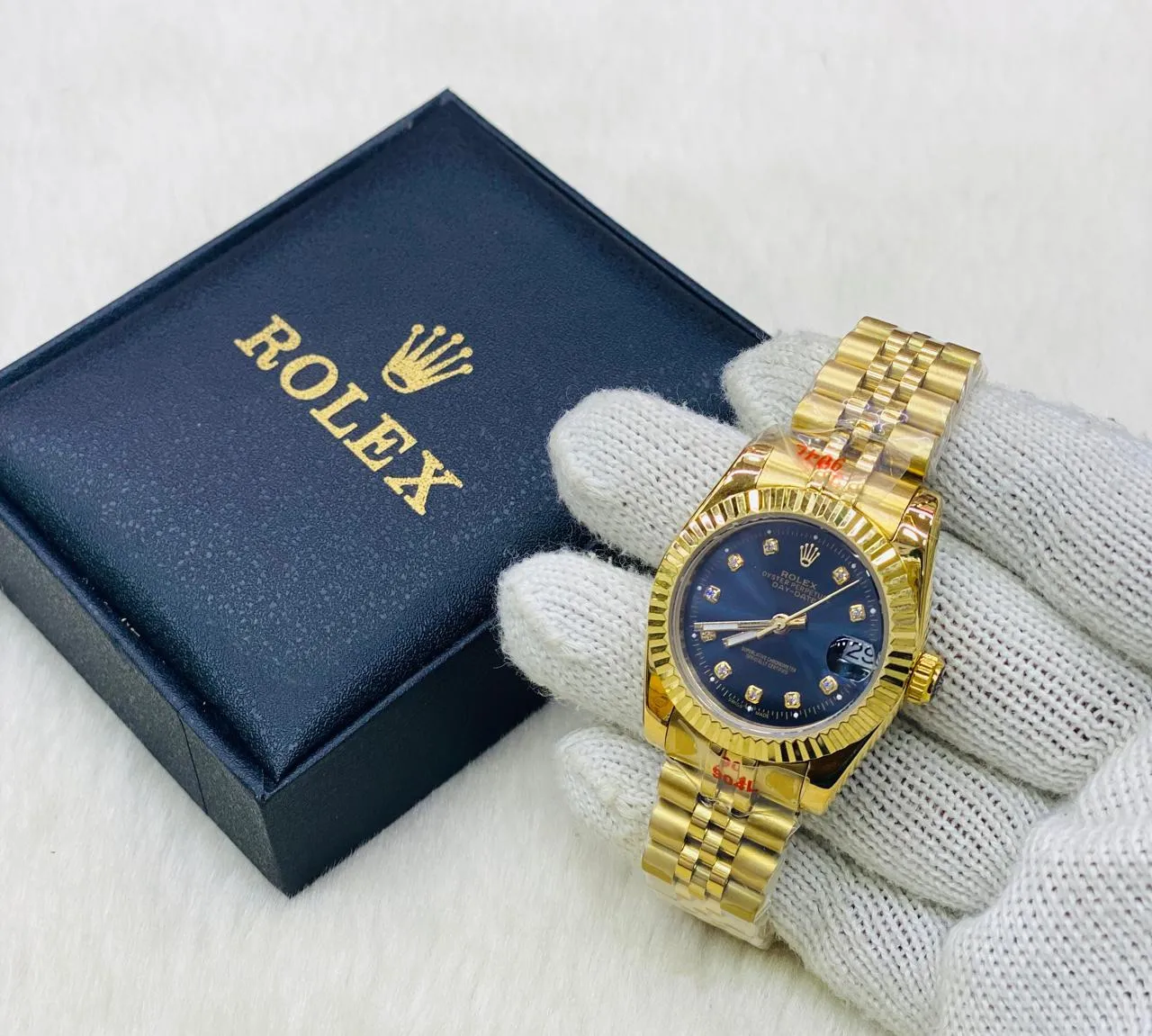 Gold New Ladies Fashion Rolex Two Tone/Silver/Gold Watch