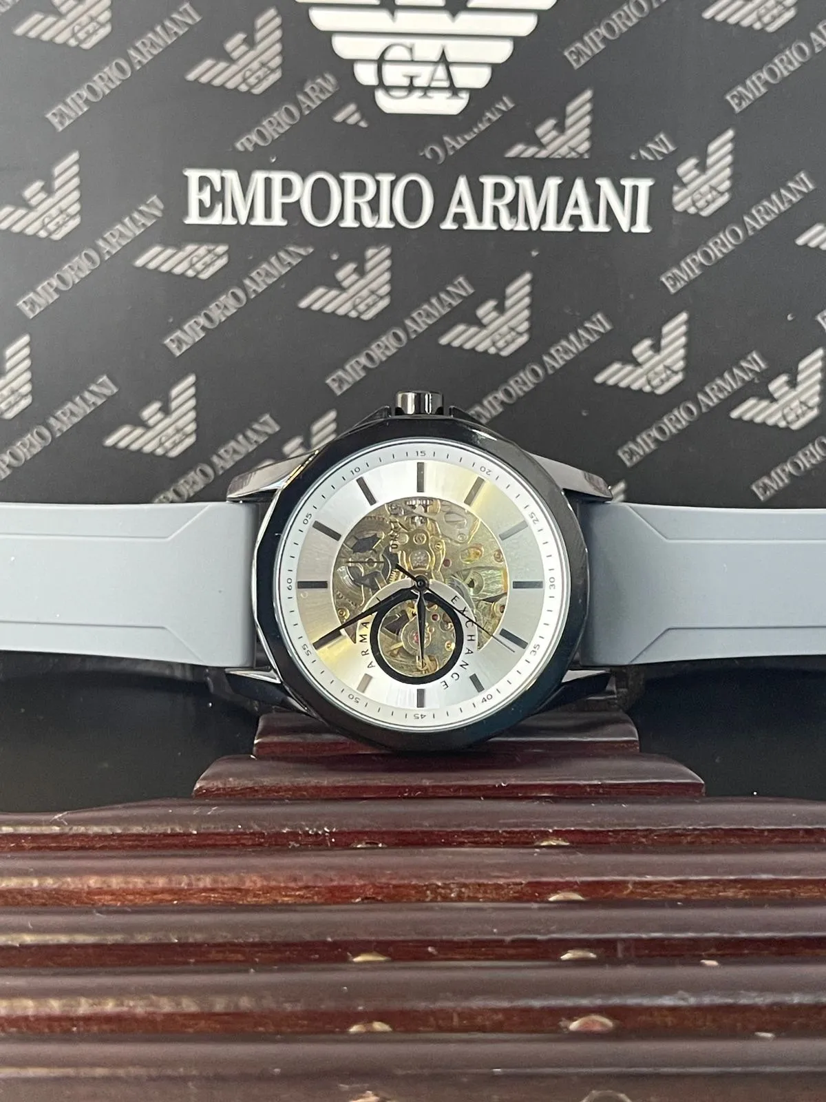 Grey New Mens Casual Automatic Watch
