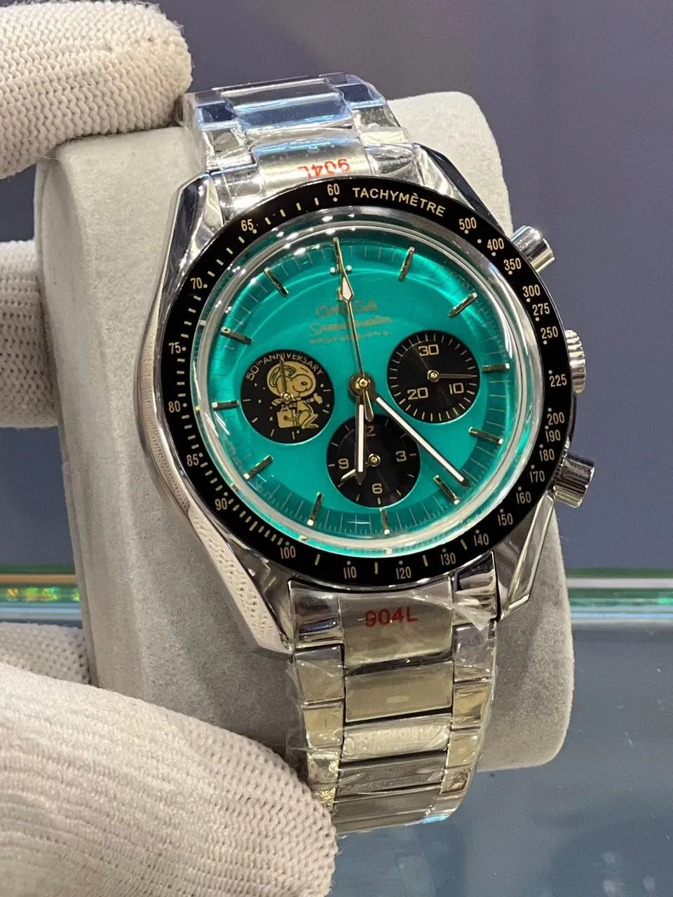 Light blue NEW MEN CASUAL SILVER WATCH