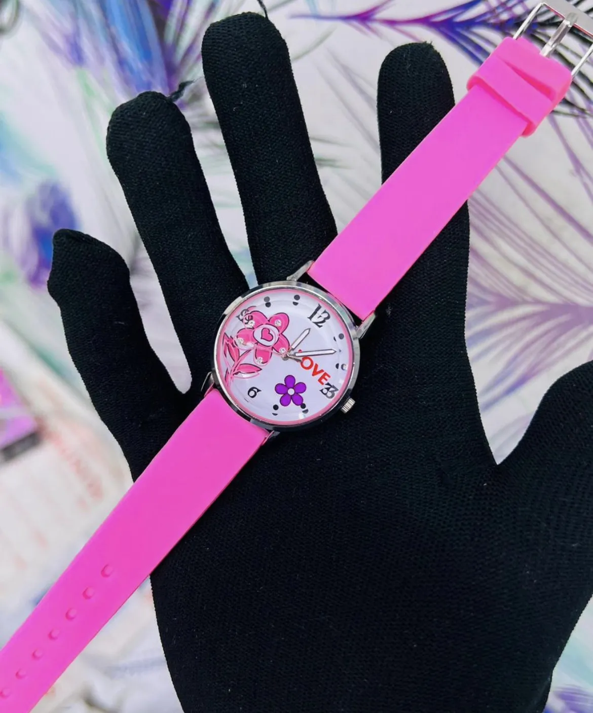 Pink Womens Casual Watch