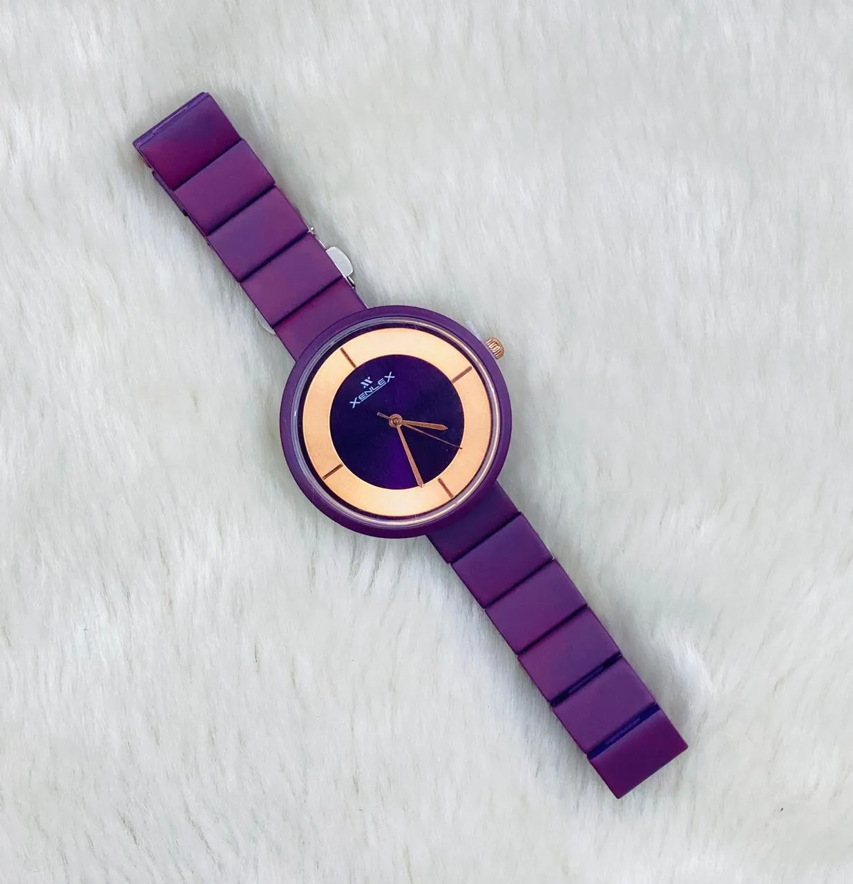 Purple New Womens Casual Simple Xenlex Watch