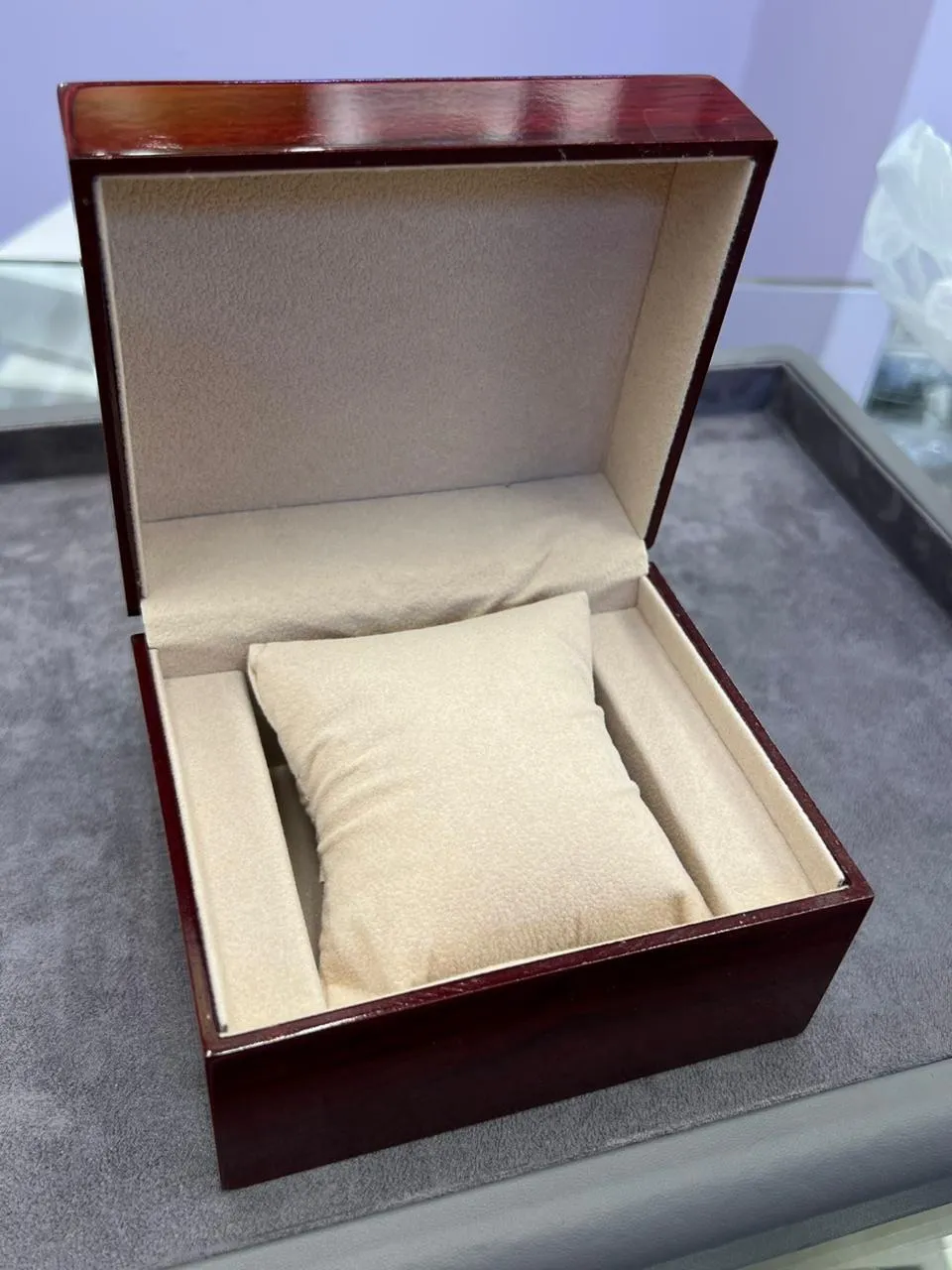 Purple Watch Gift Wooden box