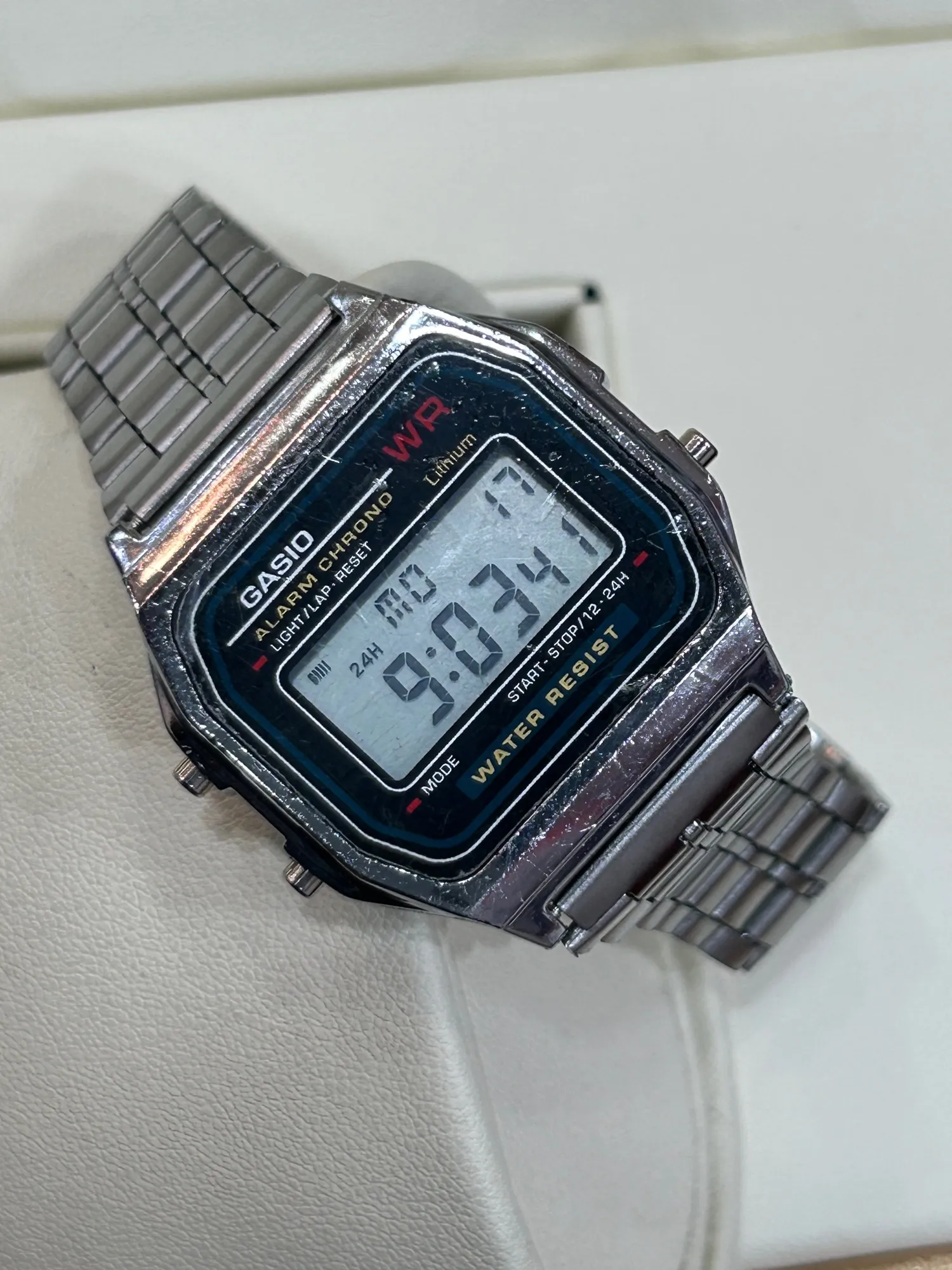 Silver Men Casual Digital  Watch