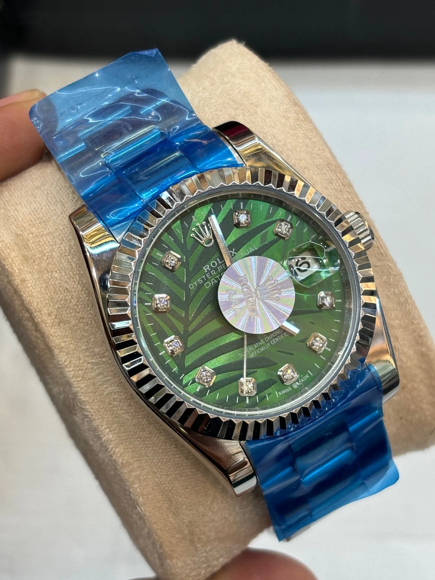 Silver Mens And Boys Casual Rolex Automatic Watch