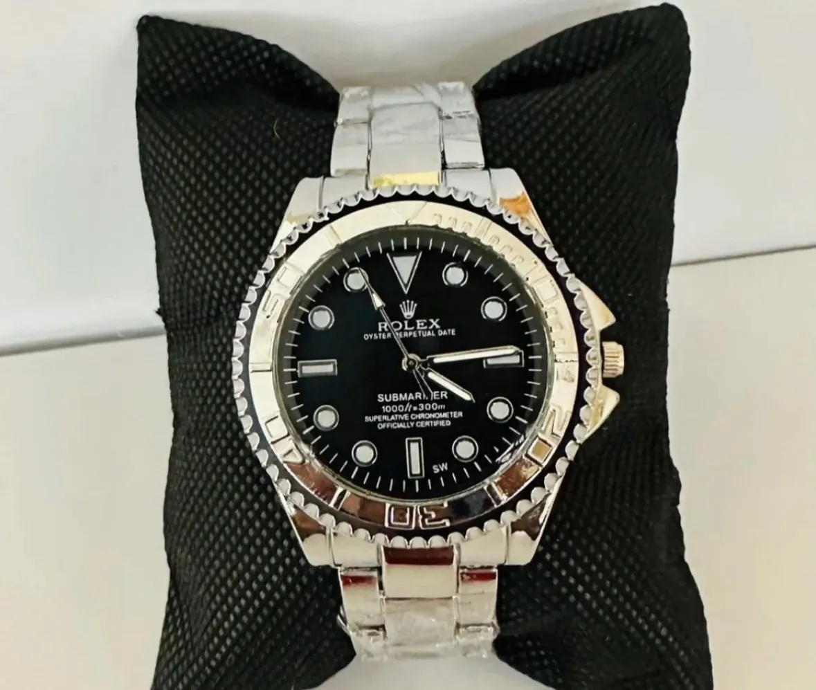 Silver Mens & Boys Casual Rolex Watch