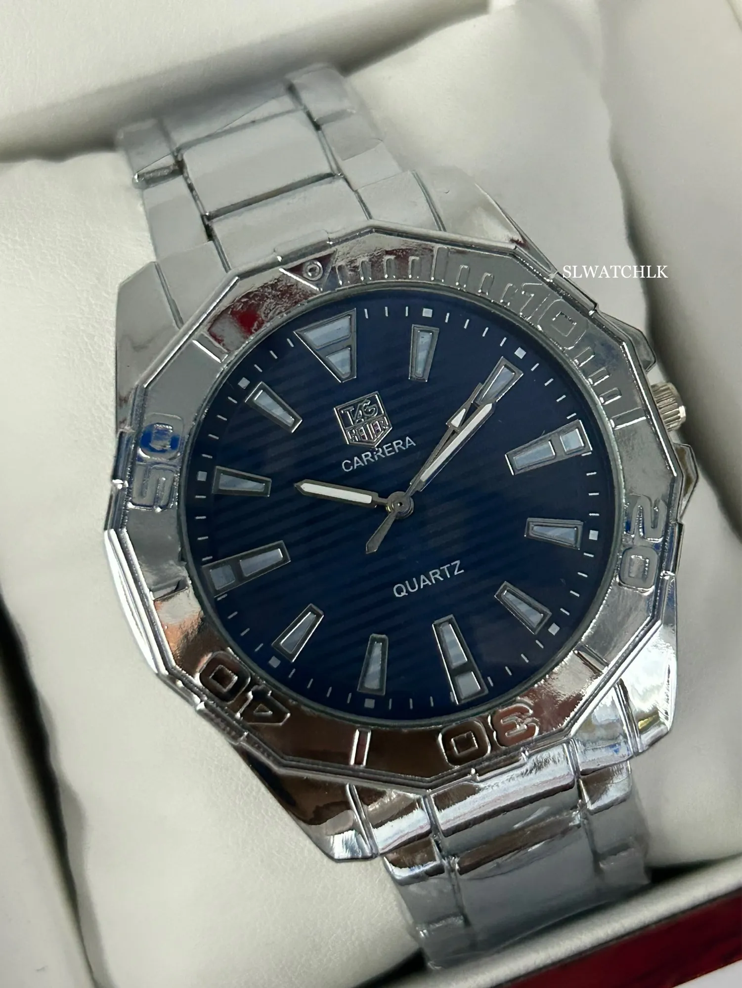 Silver Mens Casual Boys Fashion Watch