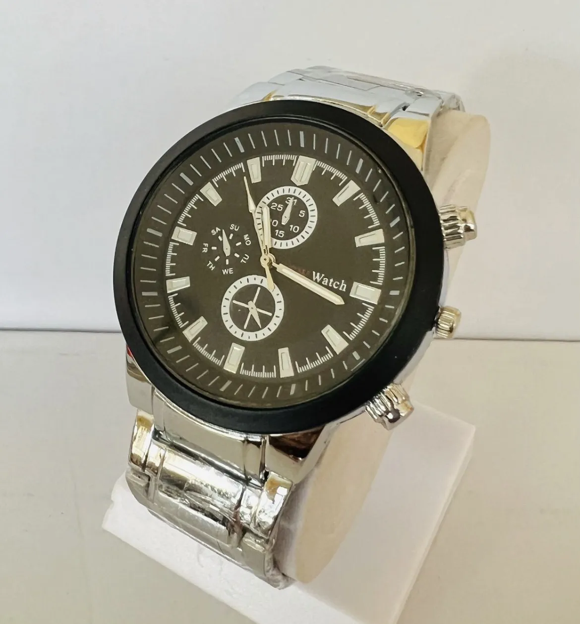 SILVER Mens Casual Boys Watch