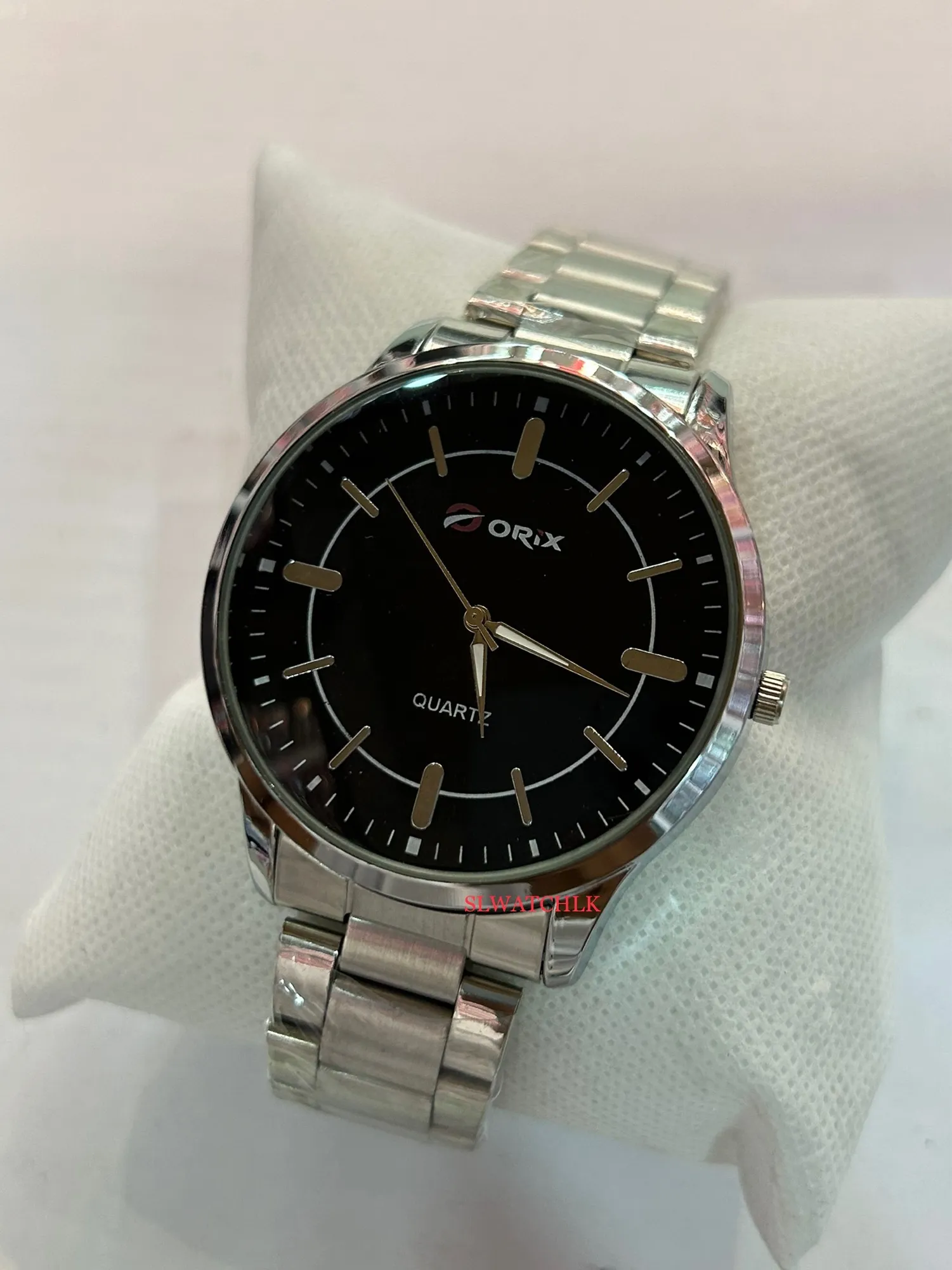 Silver Mens Casual Office Watch