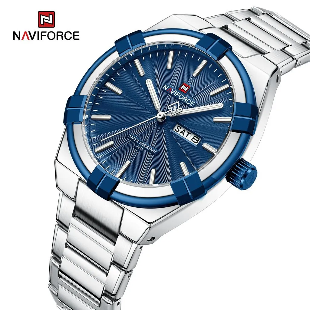 Silver Mens Casual Silver Watch