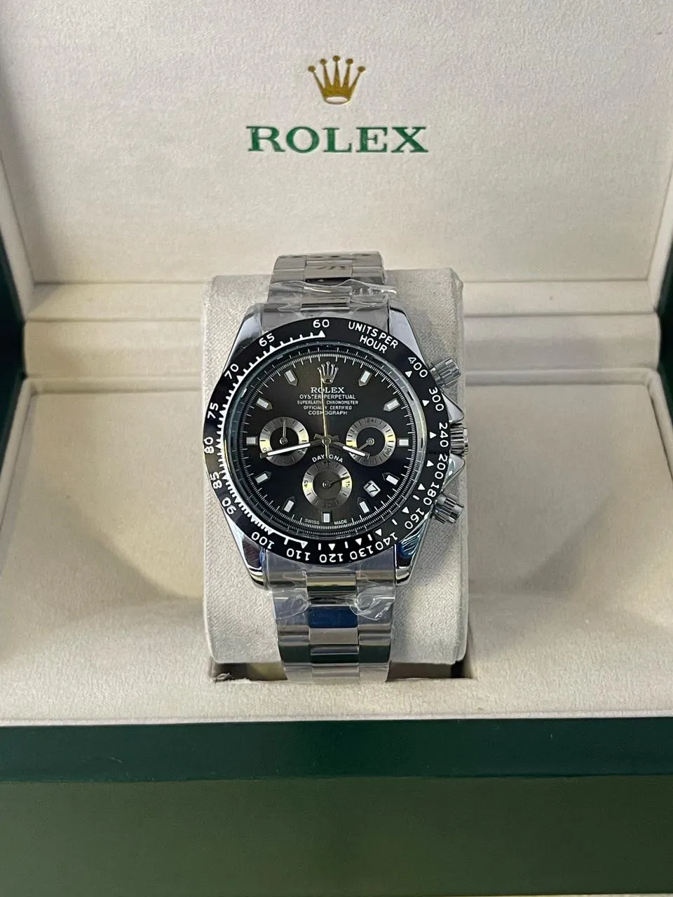 Silver Mens Fashion Rolex Watch