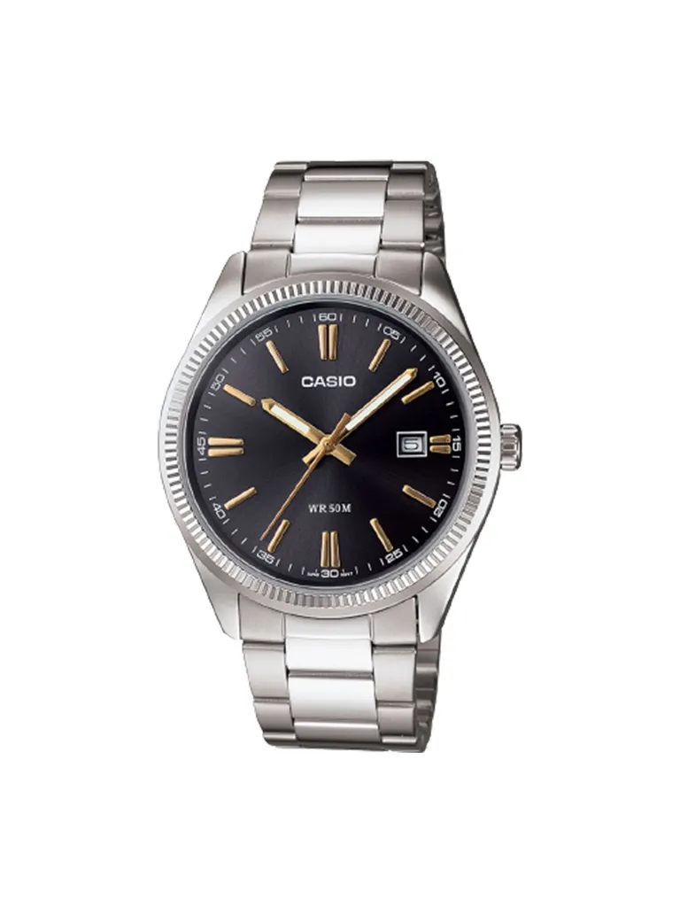 Silver MTP-1302D-1A2VDF Mens Casual Silver Watch