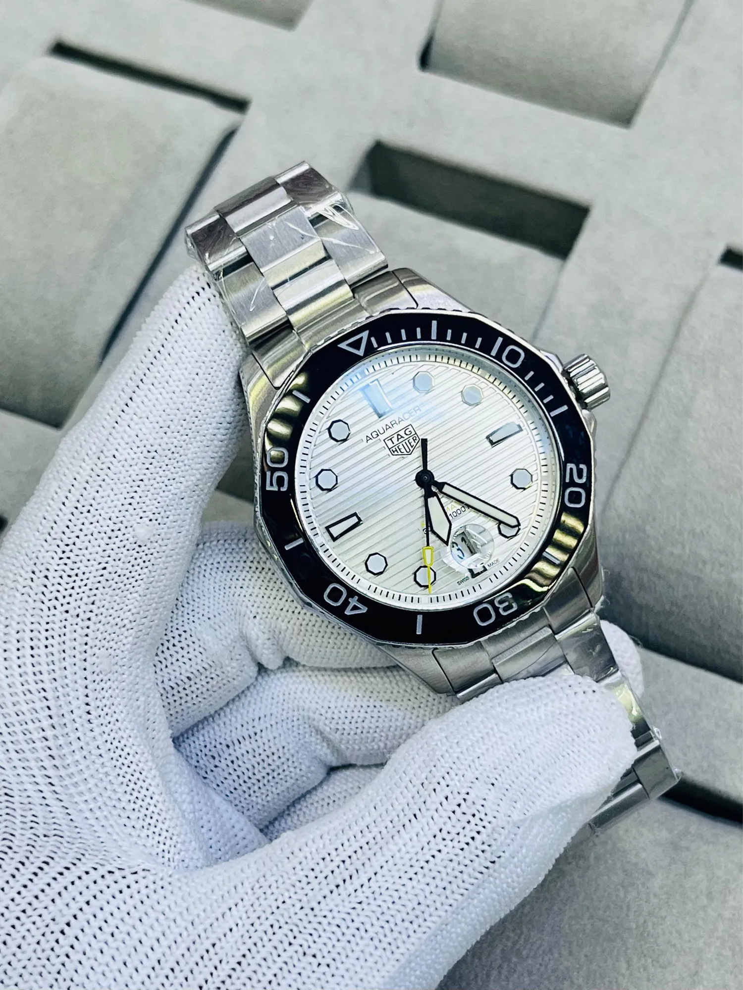 silver New Boys Casual Automatic Watch