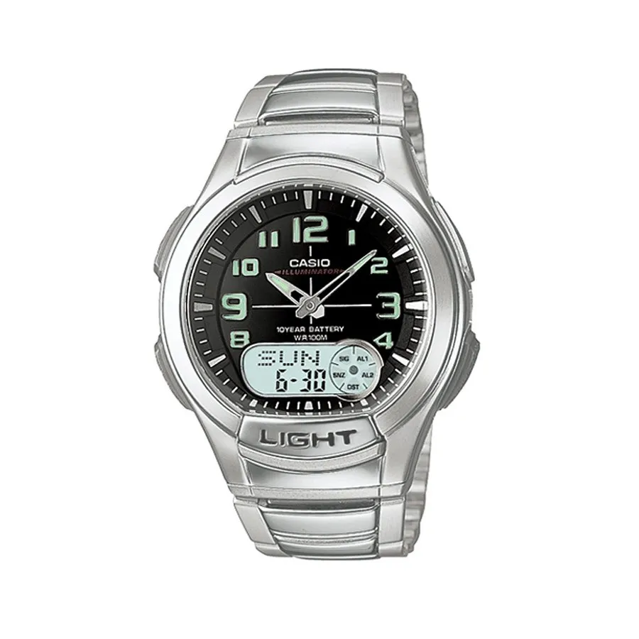 Silver New digital+analog wrist watch for Men