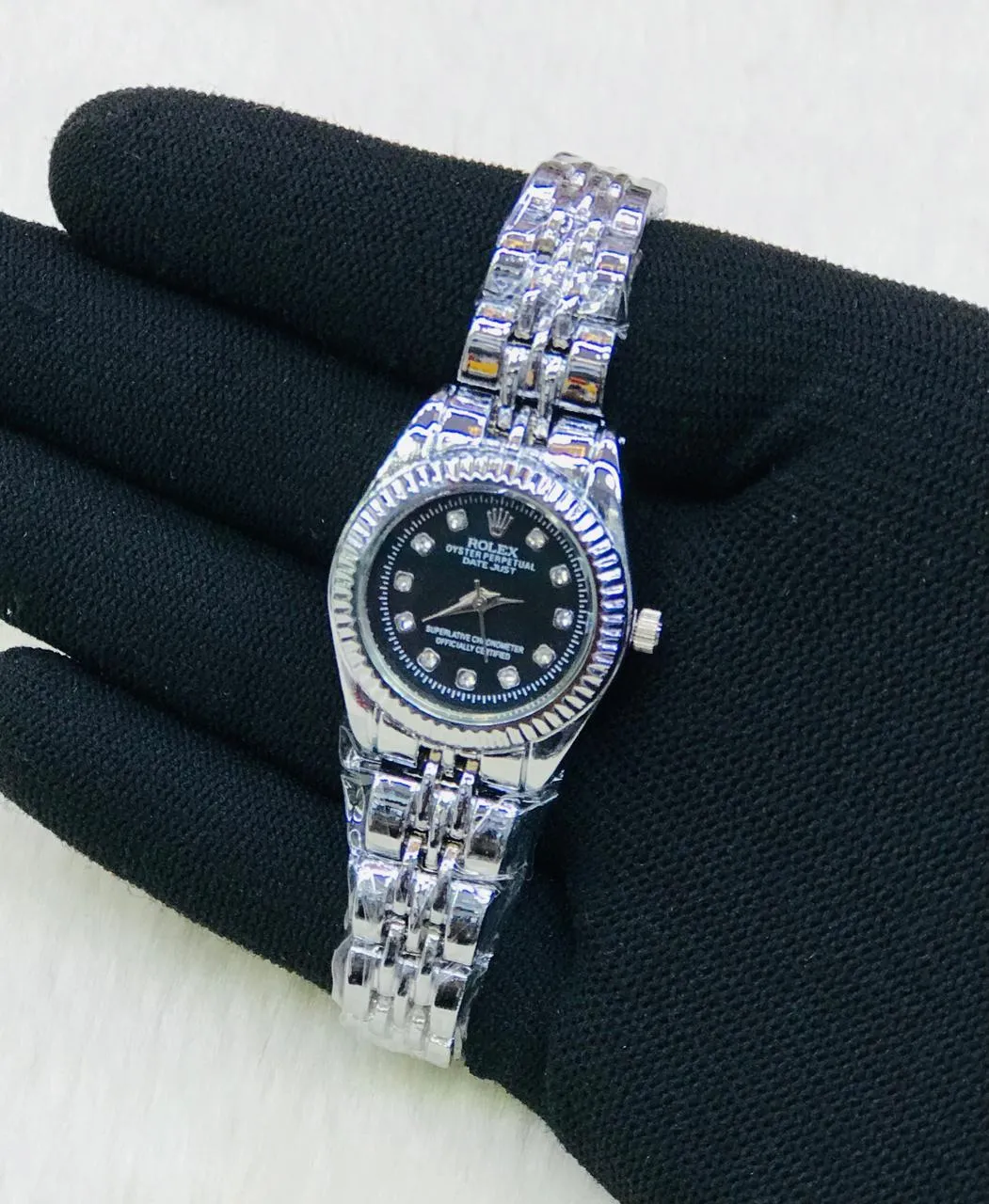 Silver New Ladies Casual Rolex Gold/Black/Two Tone/Silver Wa