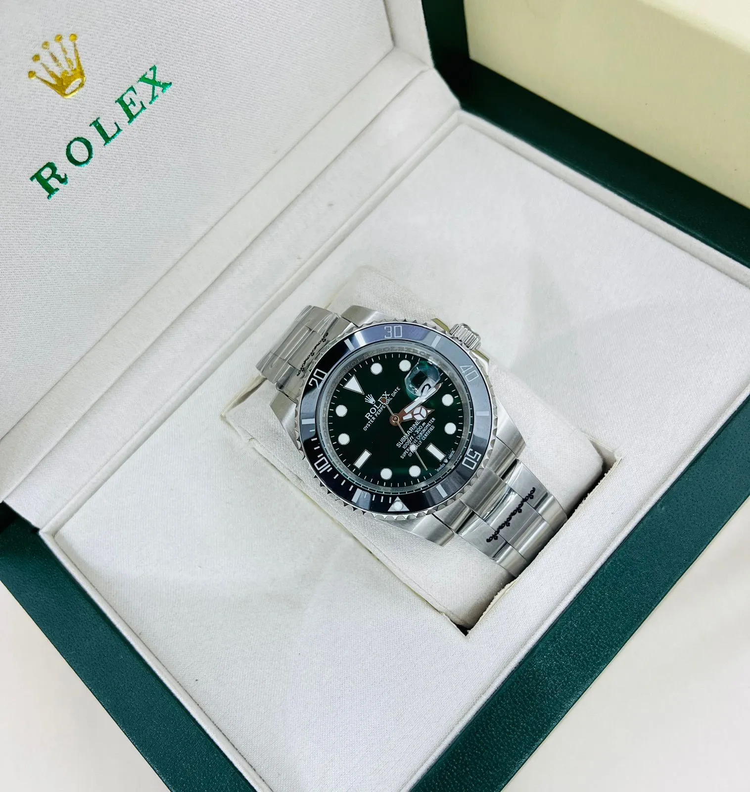 Silver New Mens And Boys Casual Automatic Rolex Silver/Two