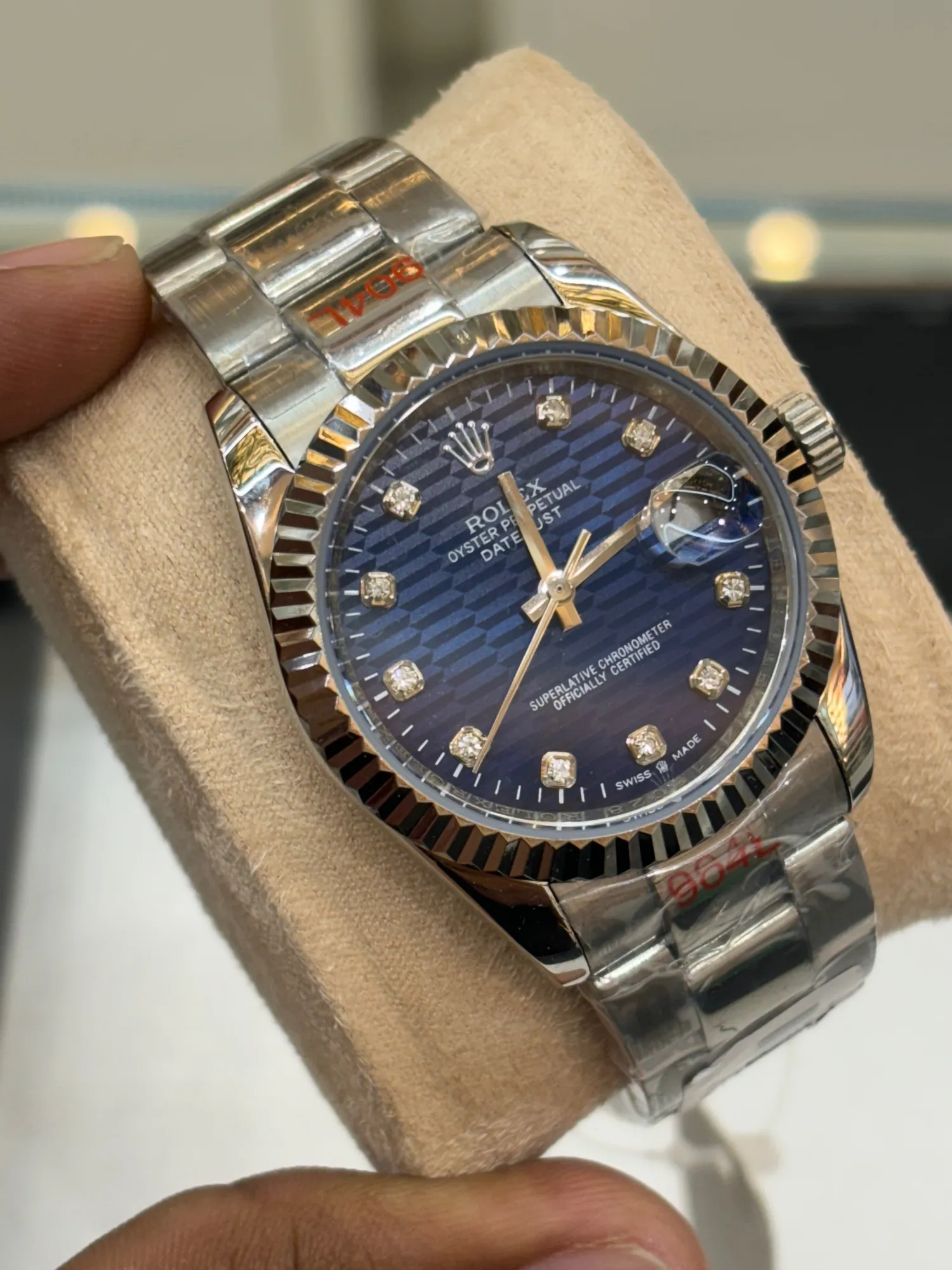 Silver New Mens And Boys Casual Automatic Rolex Watch