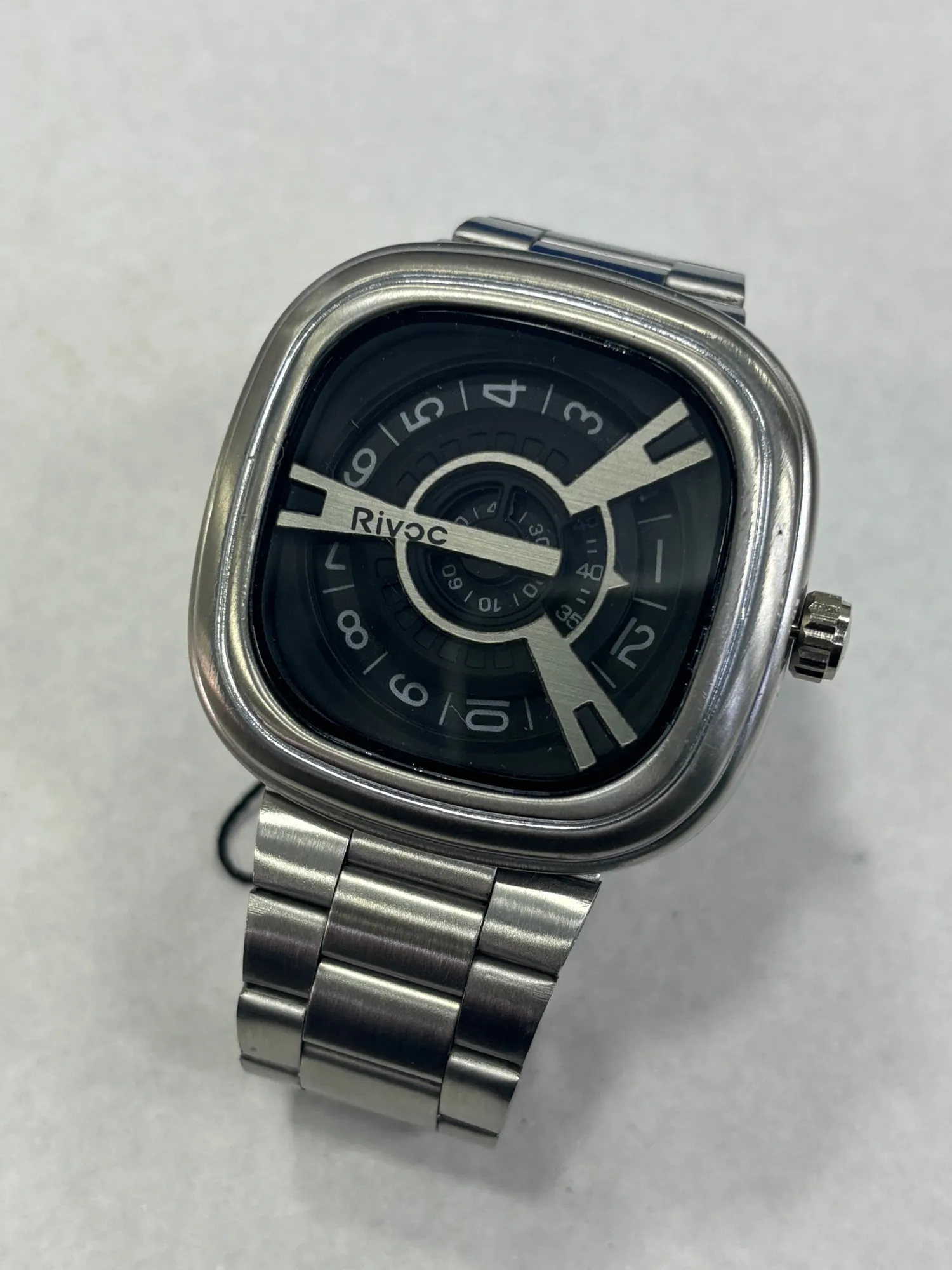 Silver New Mens Boys Casual Silver Watch