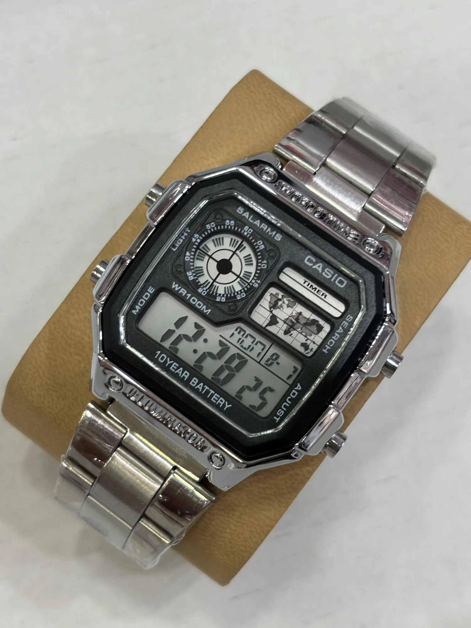 Silver New Mens Boys Casual Watch