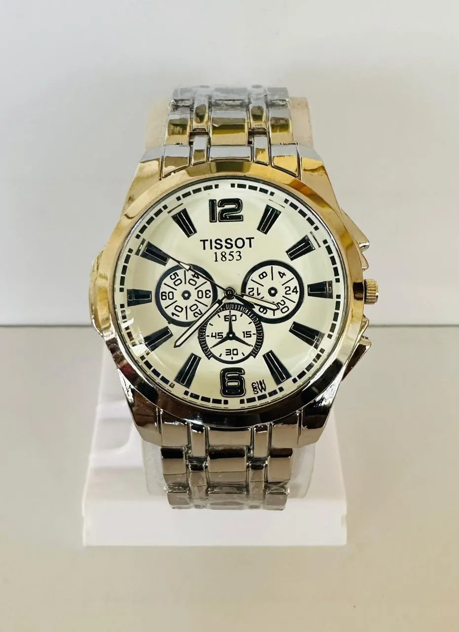 Silver New Mens boys friends gift Casual Watch