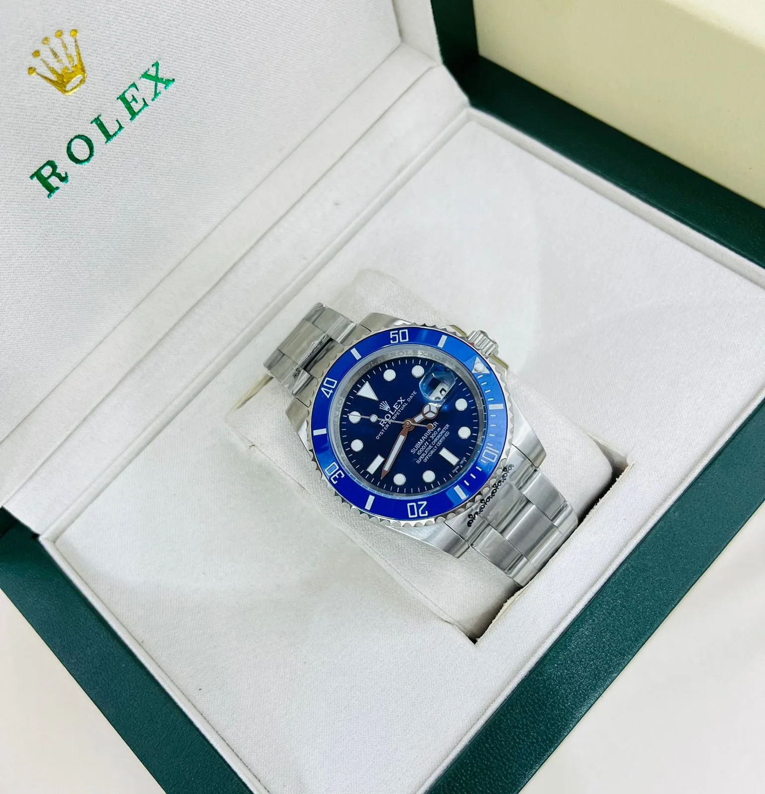 Silver New Mens Casual Automatic Rolex Submariner Watches