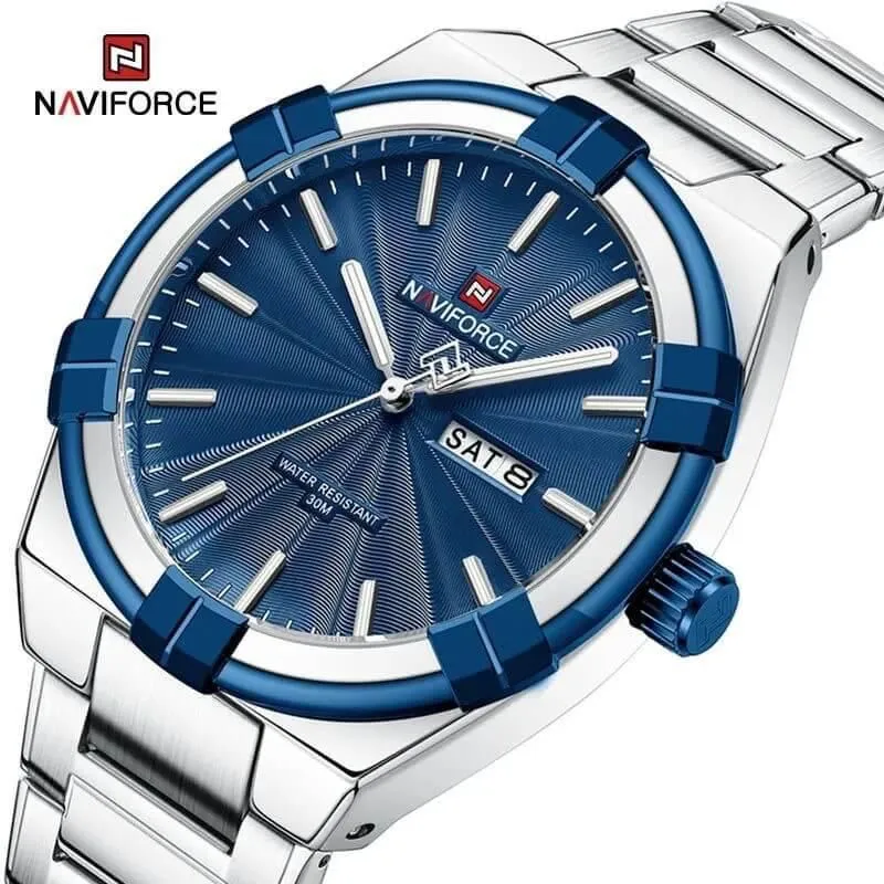silver New Mens Casual Silver Watch